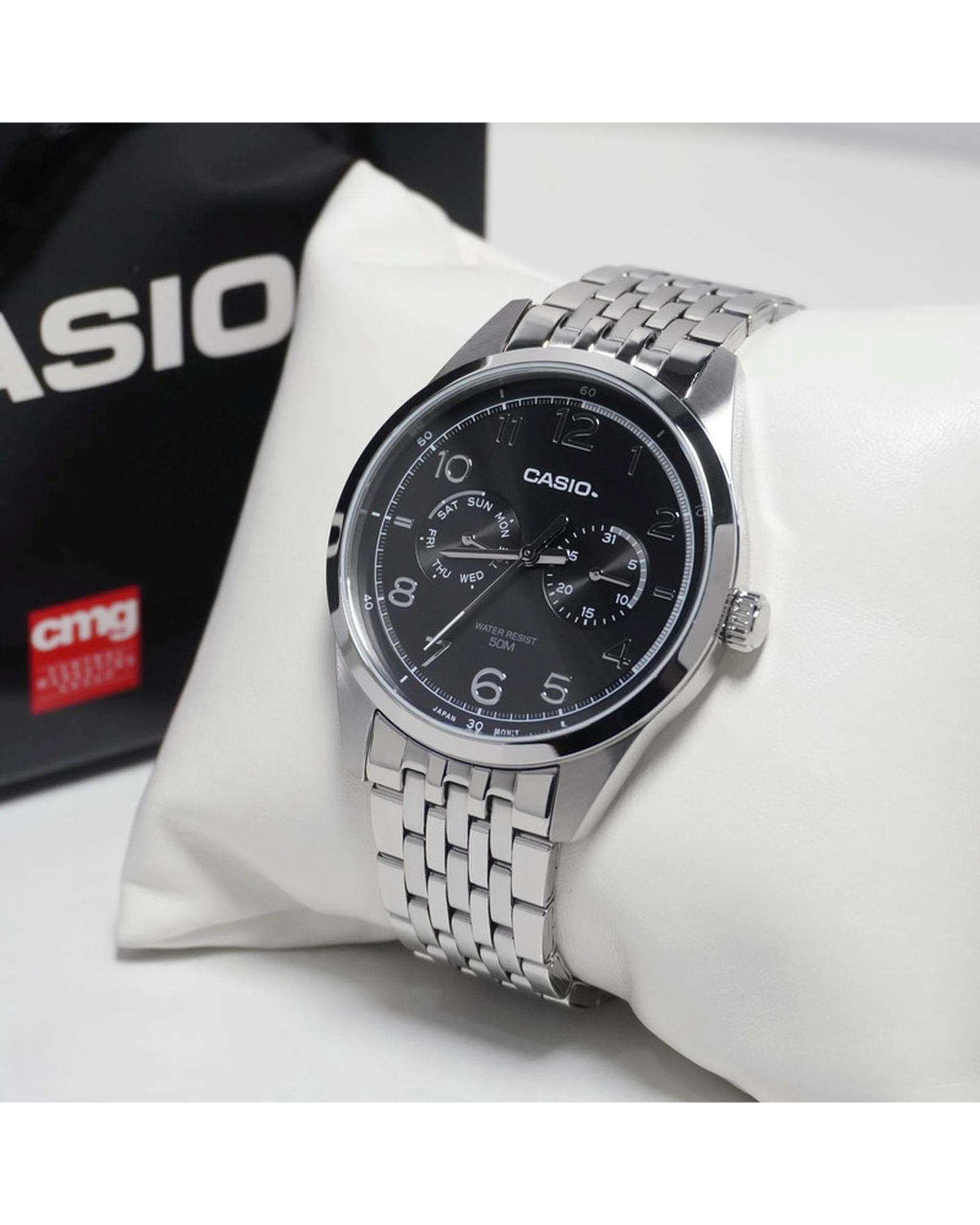 ساعت مچی مردانه عقربه ای کاسیو Casio مدل MTP-E340D-1AVDF