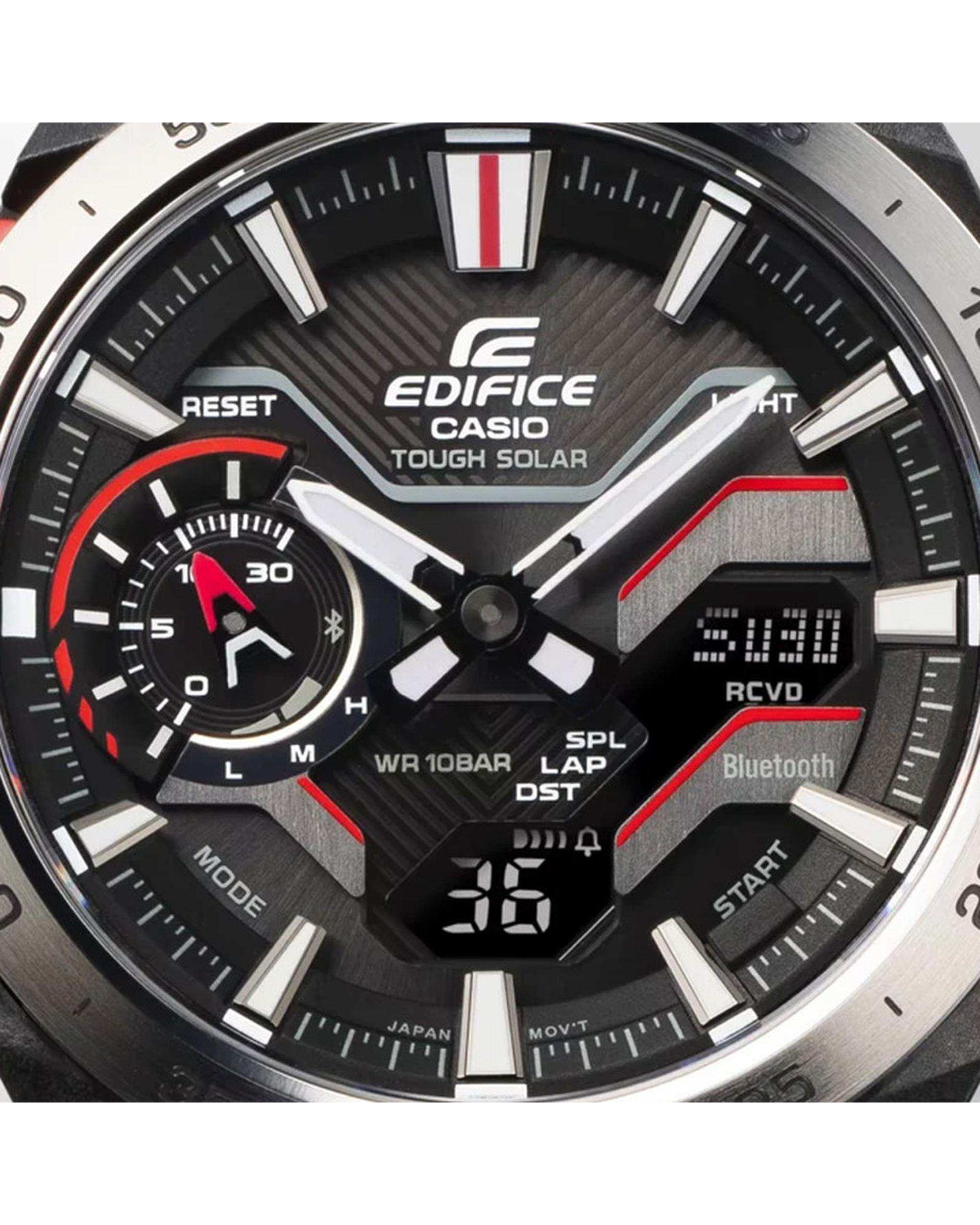 ساعت مچی مردانه عقربه ای و دیجیتال کاسیو Casio مدل ECB-2200P-1ADF