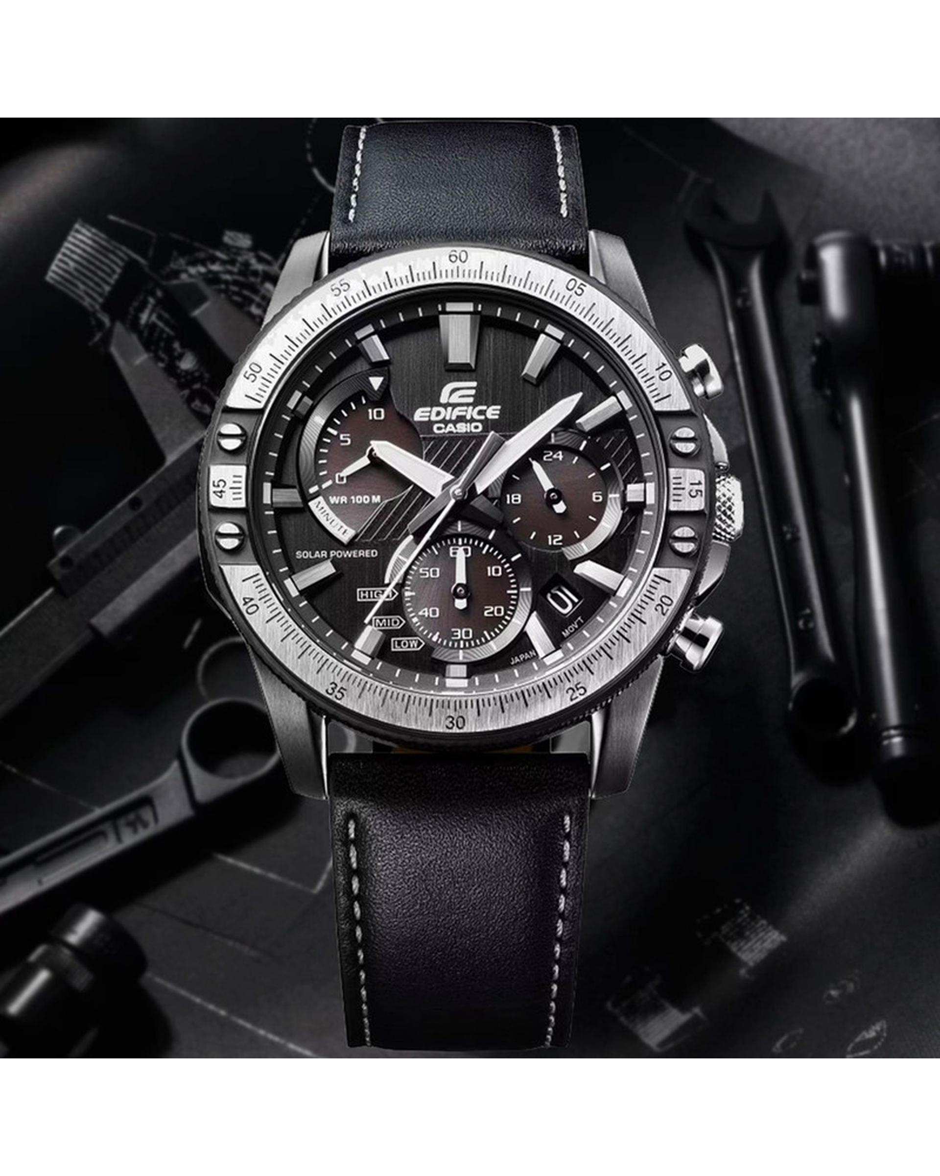 ساعت مچی مردانه عقربه ای و دیجیتال کاسیو Casio مدل EQS-930TL-1AVUDF