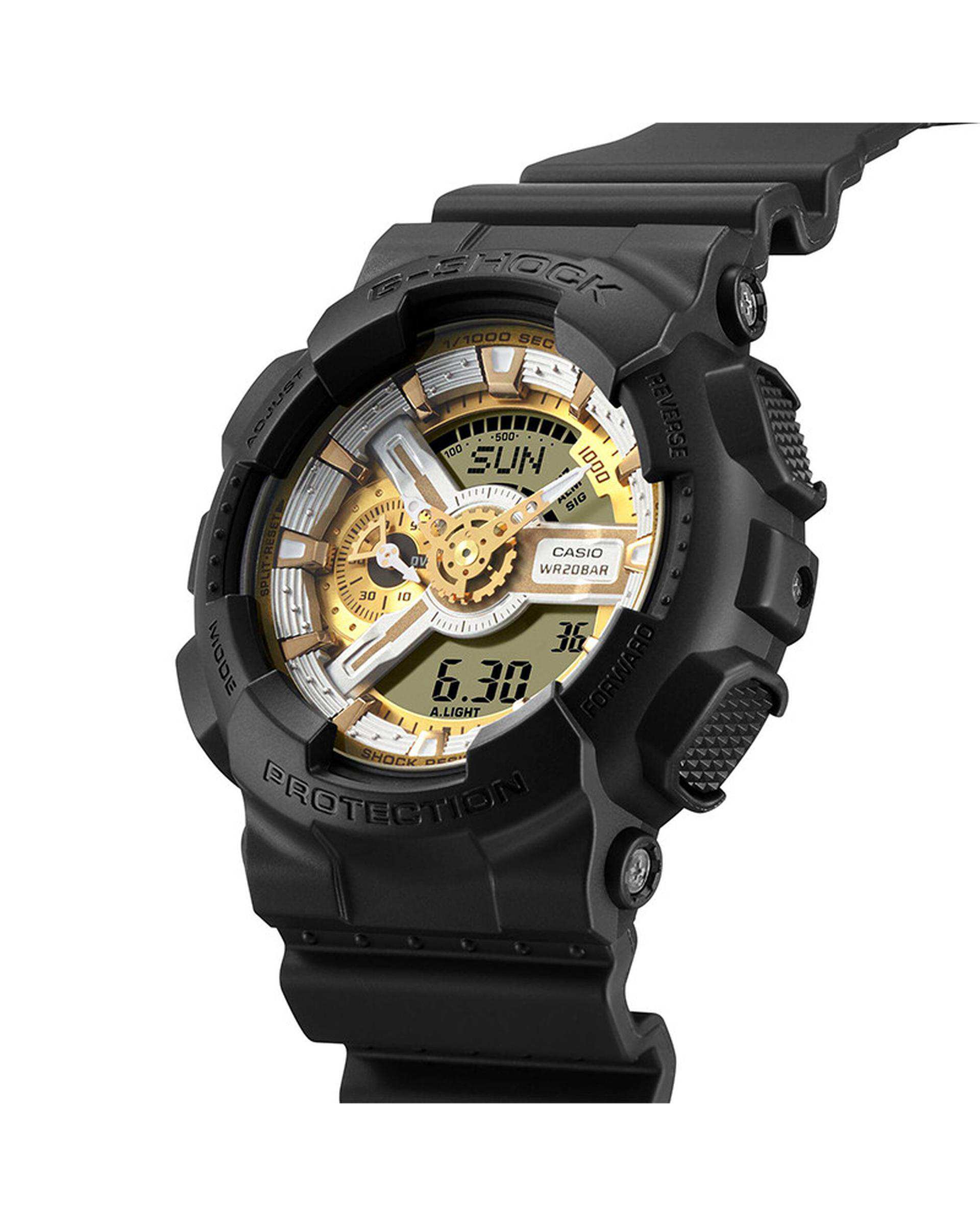 ساعت مچی مردانه عقربه ای و دیجیتال کاسیو Casio مدل GA-110CD-1A9DR