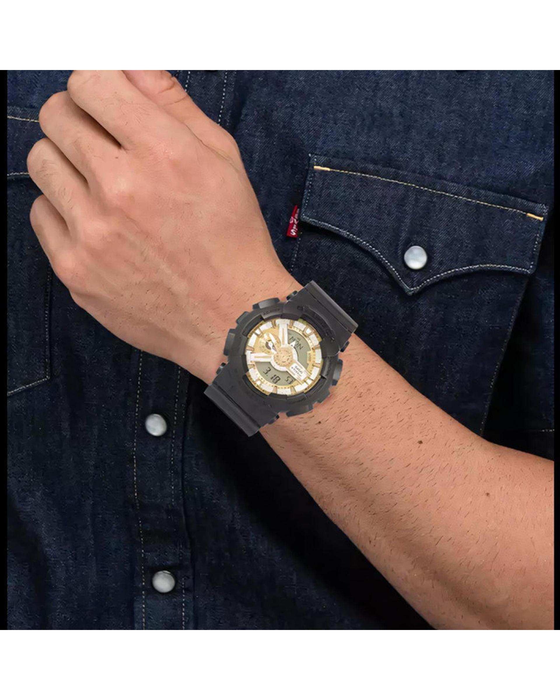 ساعت مچی مردانه عقربه ای و دیجیتال کاسیو Casio مدل GA-110CD-1A9DR