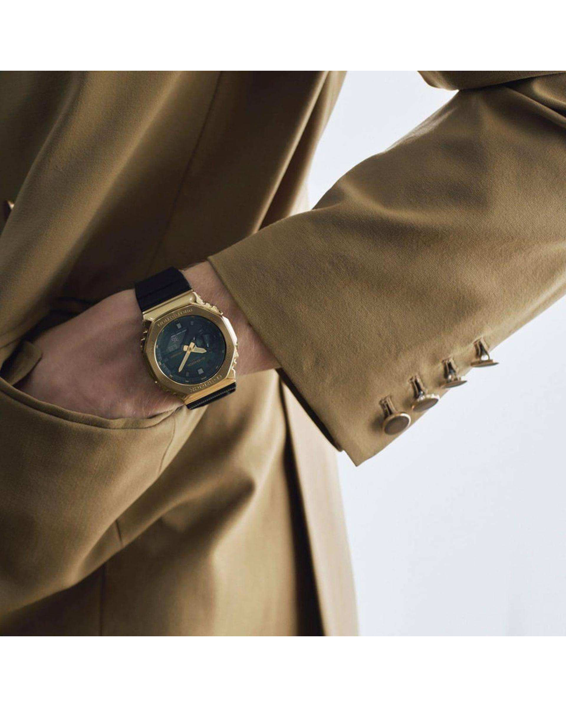 ساعت مچی مردانه عقربه ای و دیجیتال کاسیو Casio مدل GM-2100G-1A9DR