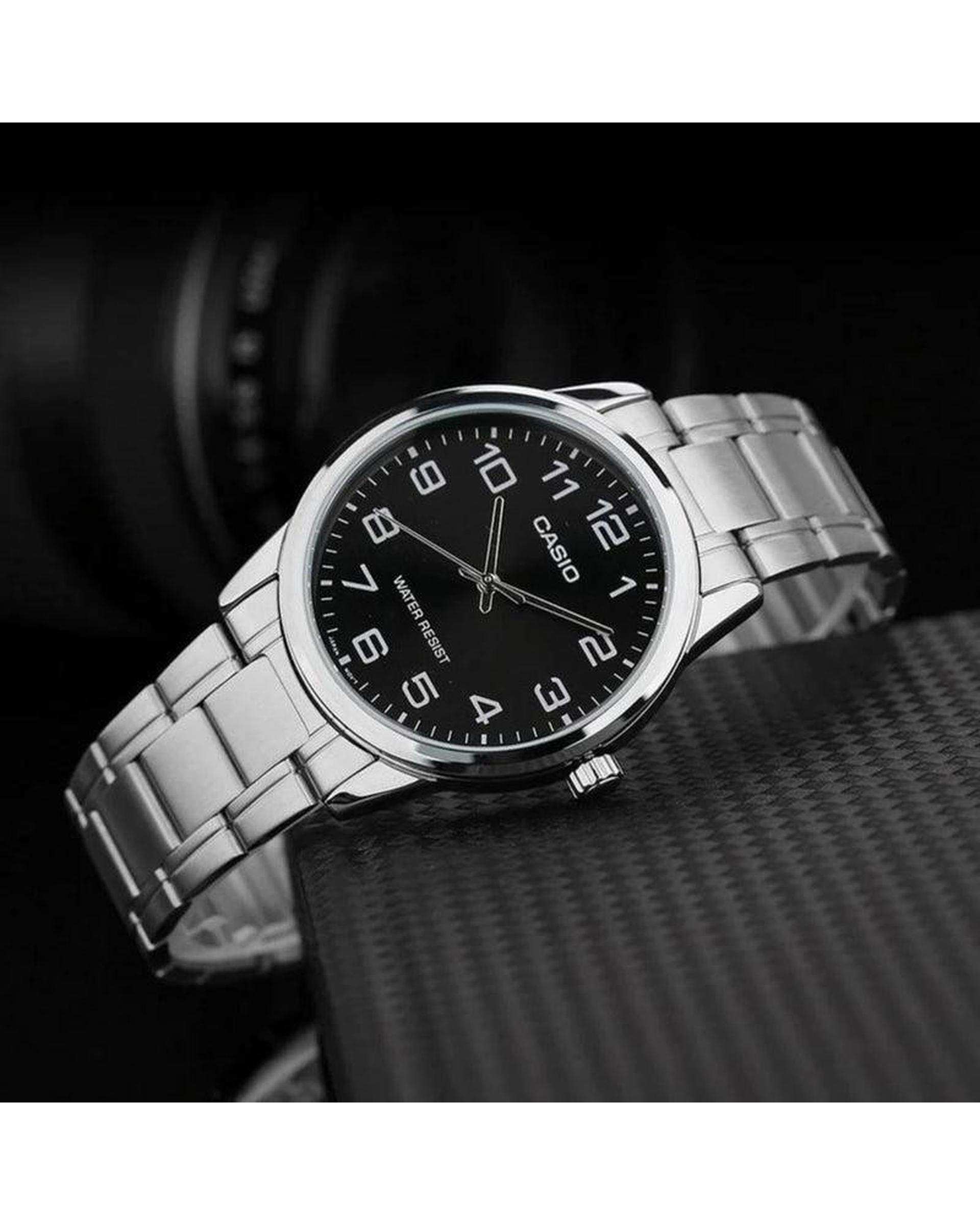 ساعت مچی مردانه عقربه ای کاسیو Casio مدل MTP-V001D-1BUDF