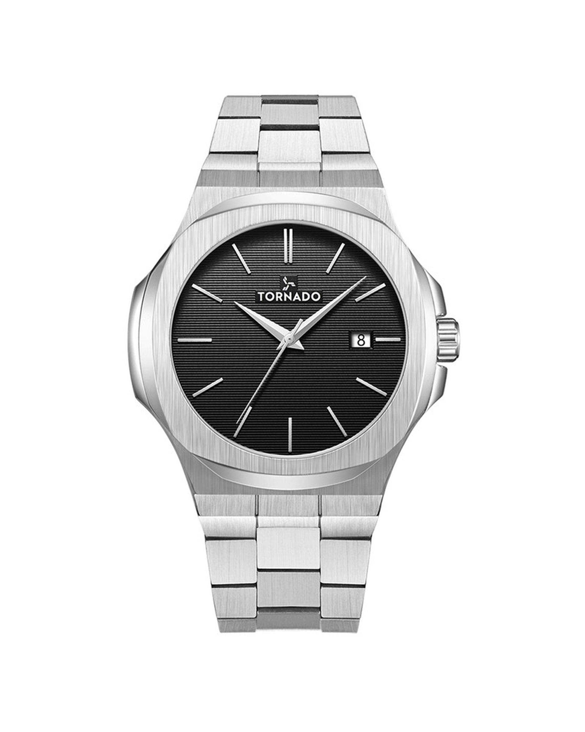 ساعت مچی مردانه عقربه ای تورنادو Tornado مدل T21001-SBSB
