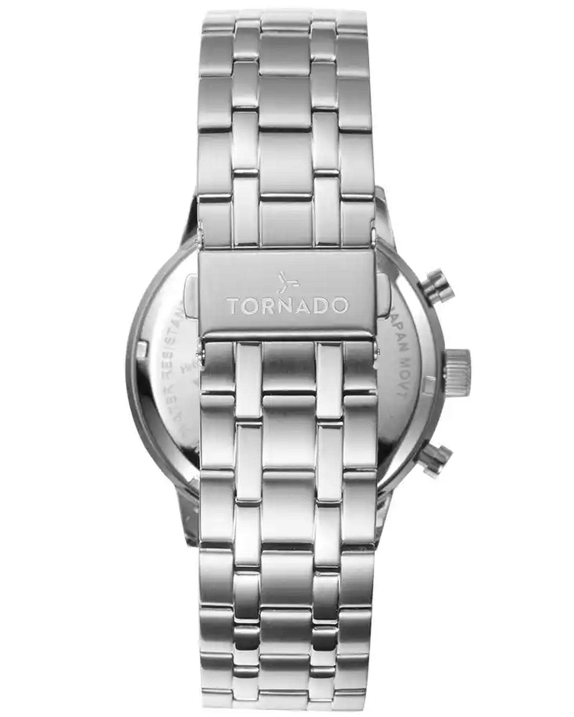 ساعت مچی مردانه عقربه ای تورنادو Tornado مدل T6102-SBSL