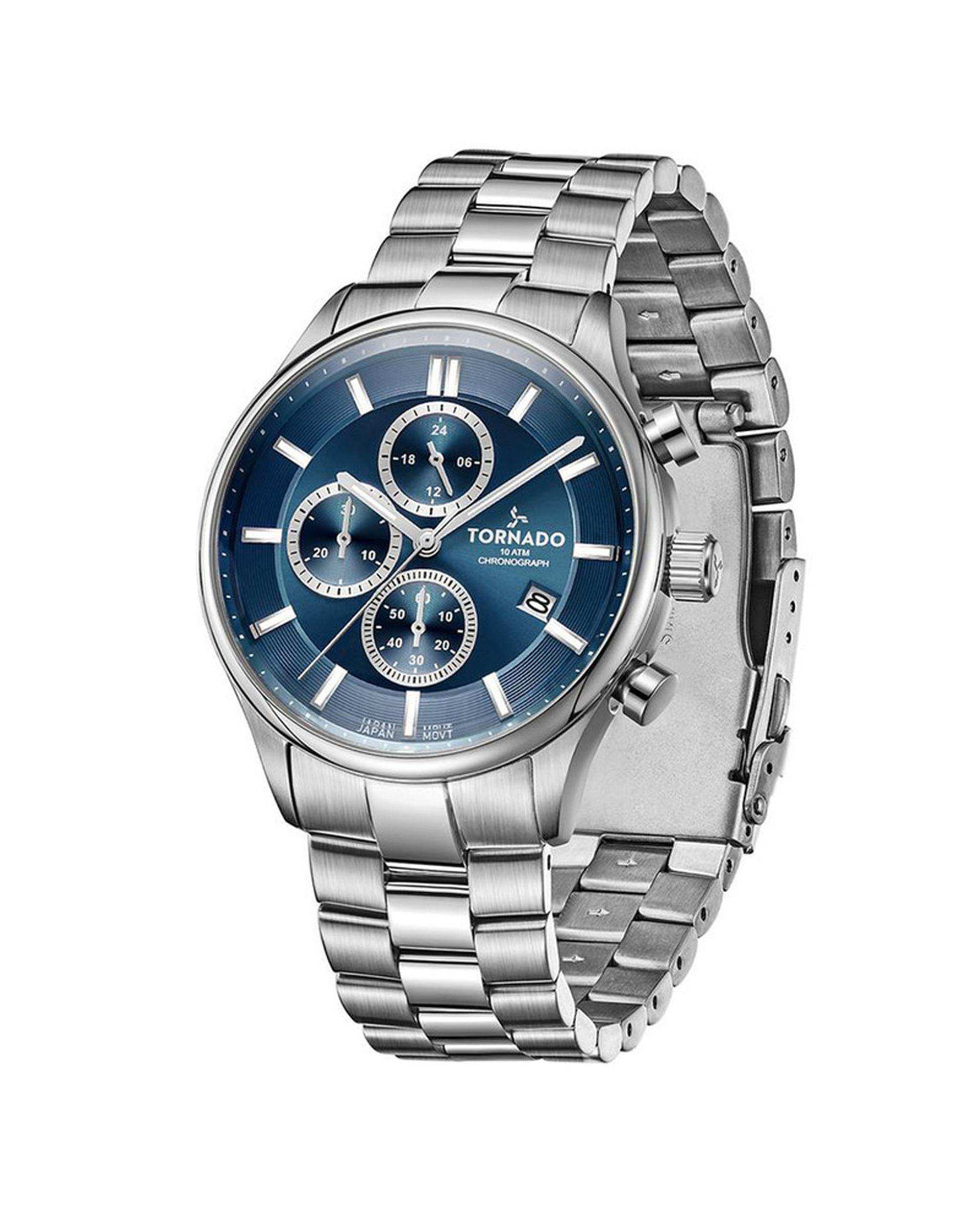 ساعت مچی مردانه عقربه ای تورنادو Tornado مدل T6106B-SBSN