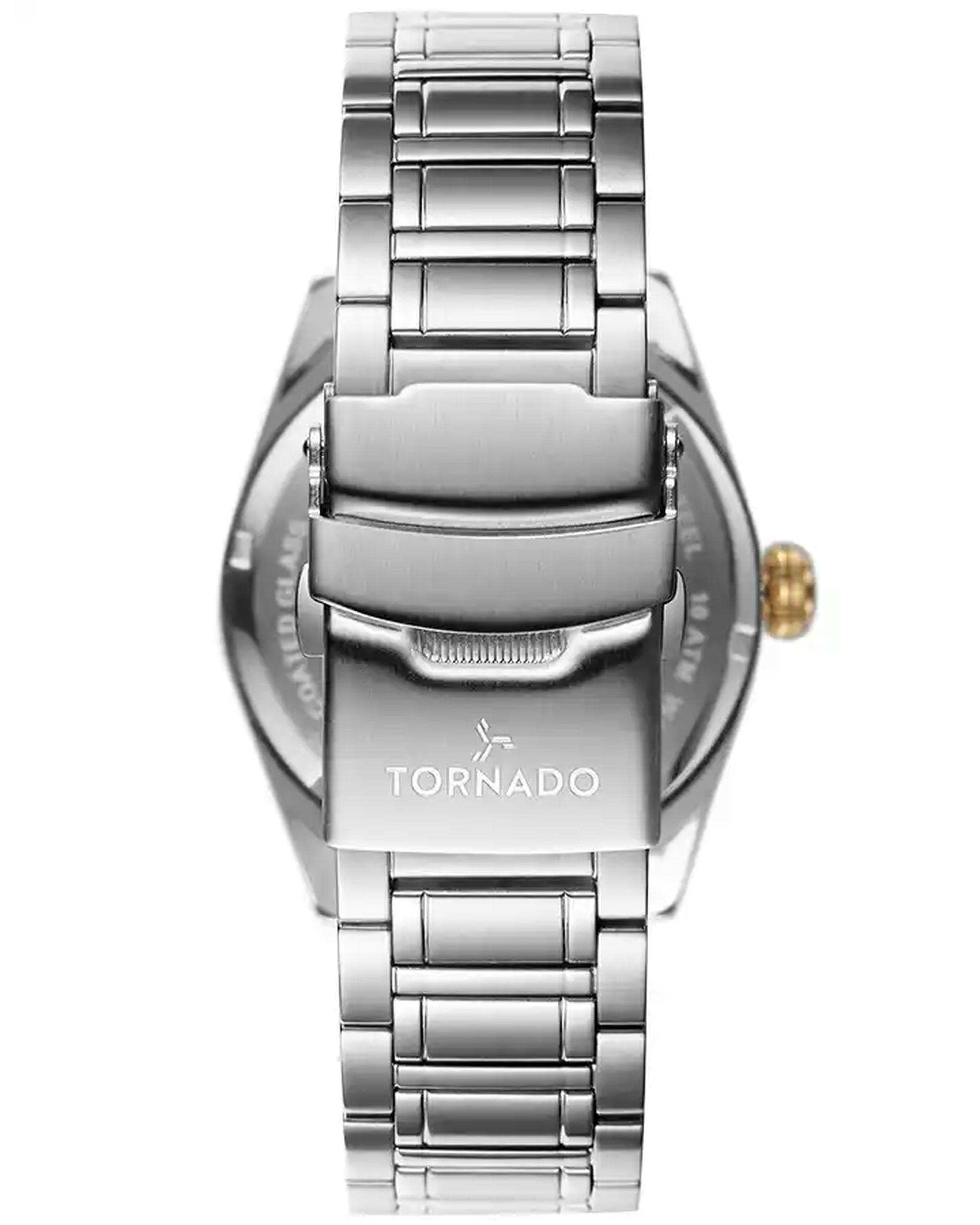 ساعت مچی مردانه عقربه ای تورنادو Tornado مدل T8007-SBSHG