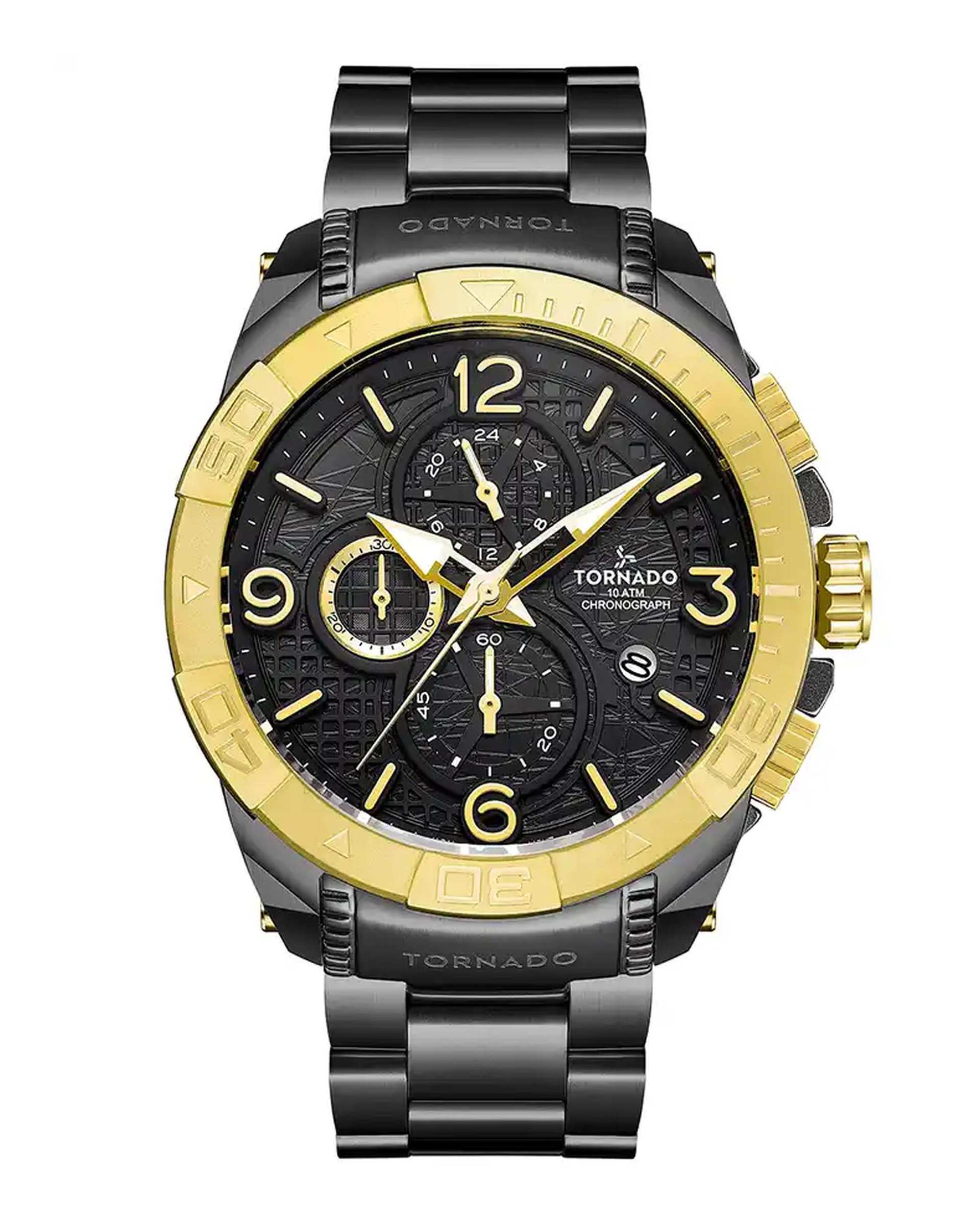 ساعت مچی مردانه عقربه ای تورنادو Tornado مدل T8100-BBBBG