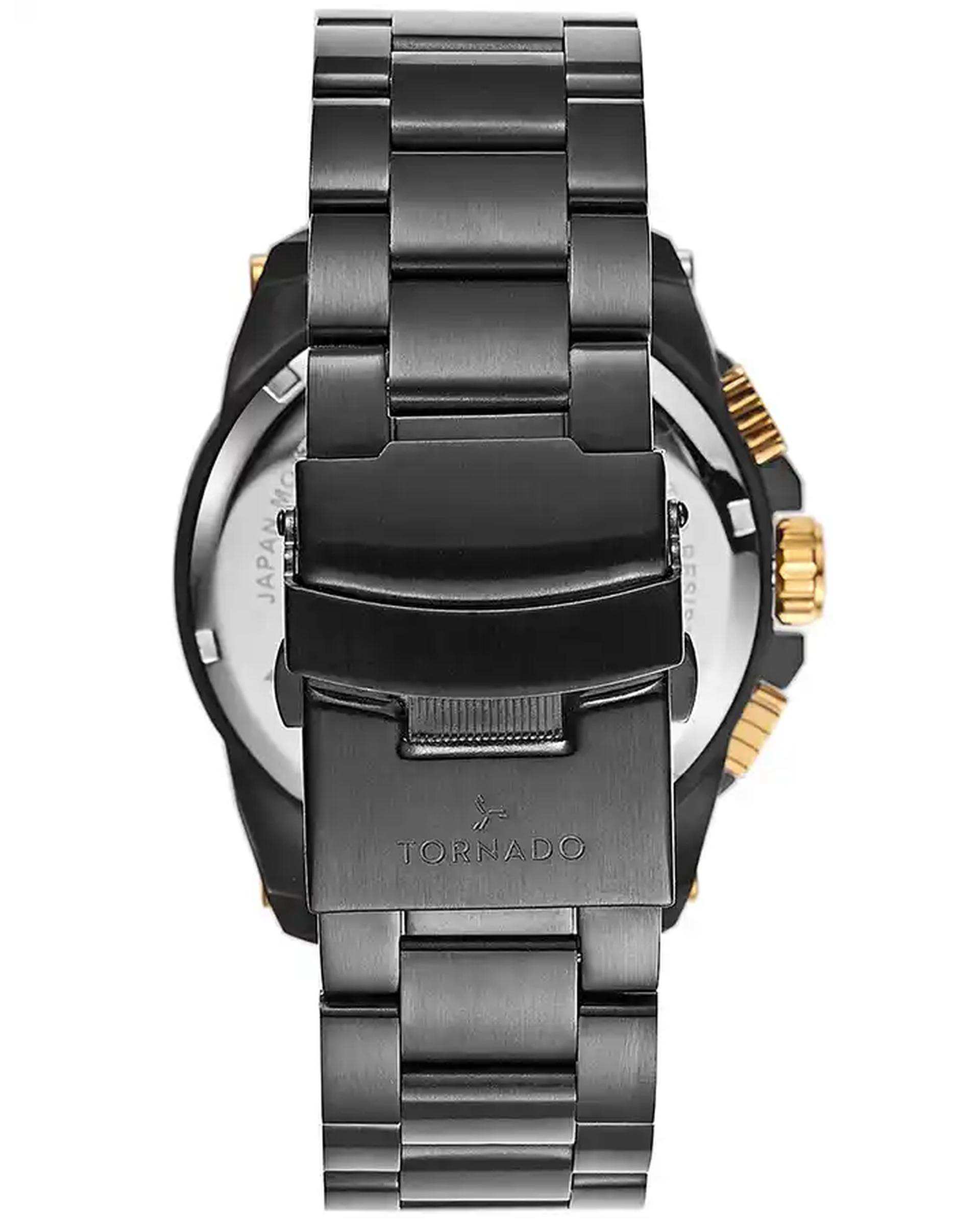 ساعت مچی مردانه عقربه ای تورنادو Tornado مدل T8100-BBBBG