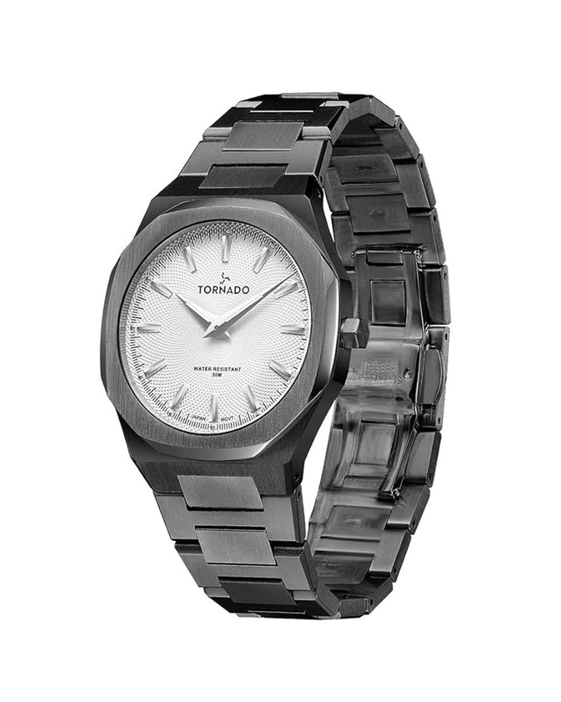 ساعت مچی مردانه عقربه ای تورنادو Tornado مدل T21003-BBBWX
