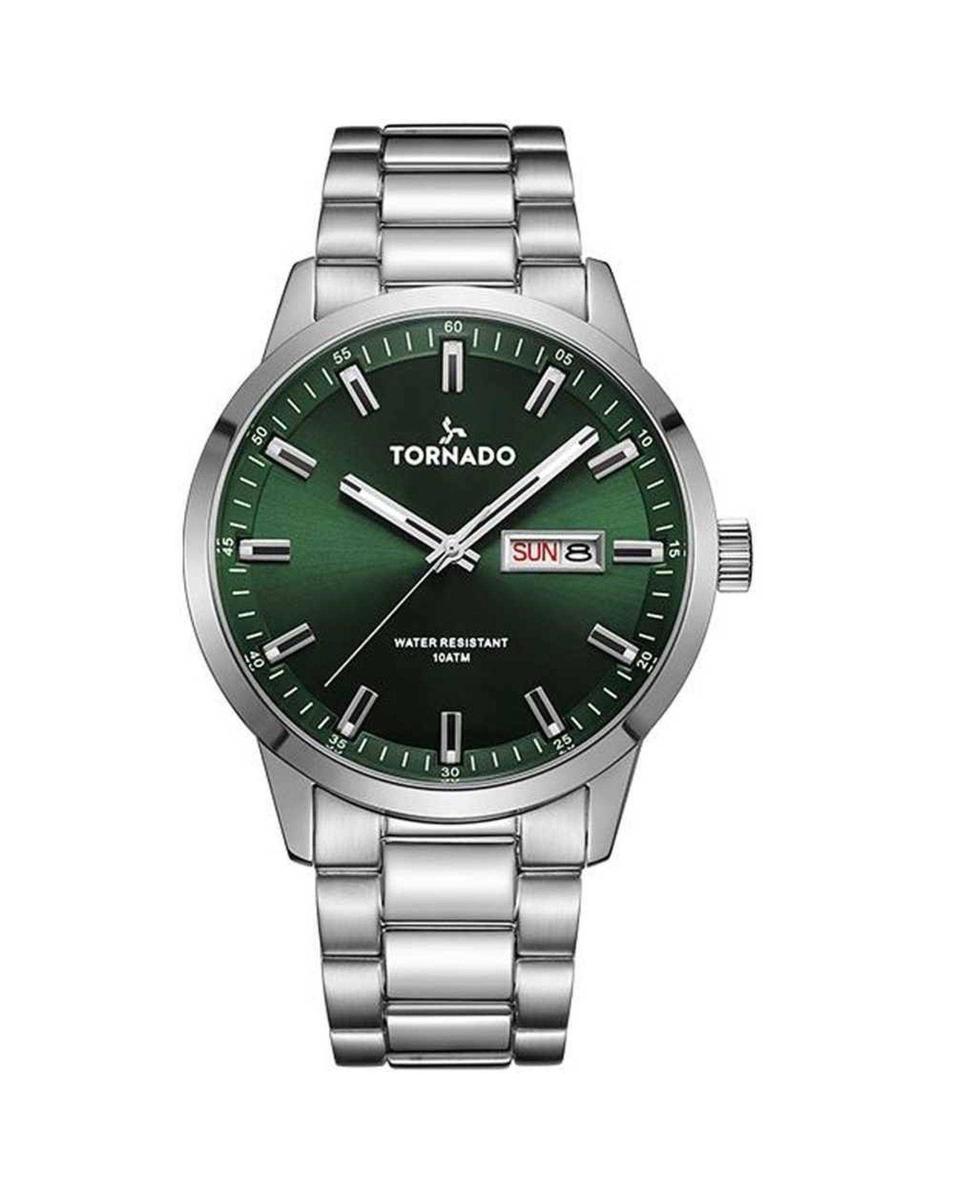 ساعت مچی مردانه عقربه ای تورنادو Tornado مدل T23001-SBSG