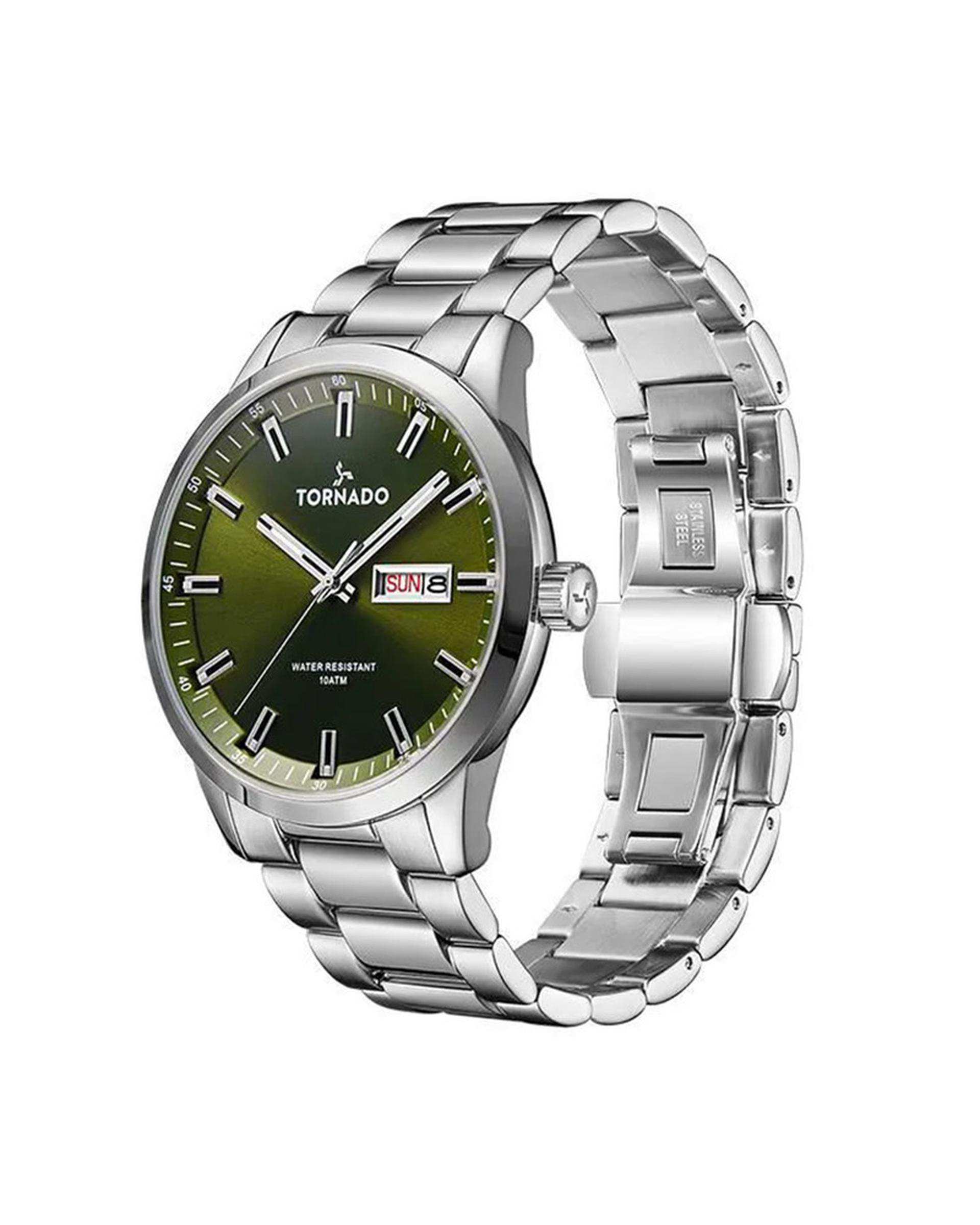 ساعت مچی مردانه عقربه ای تورنادو Tornado مدل T23001-SBSH
