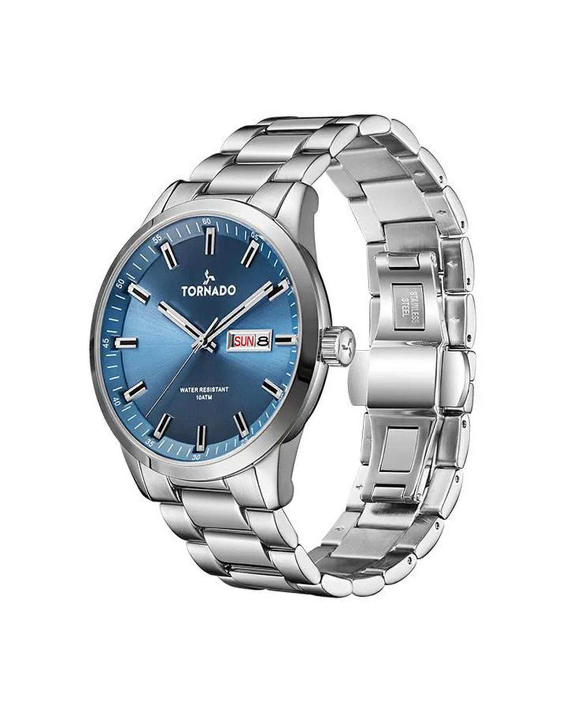ساعت مچی مردانه عقربه ای تورنادو Tornado مدل T23001-SBSL