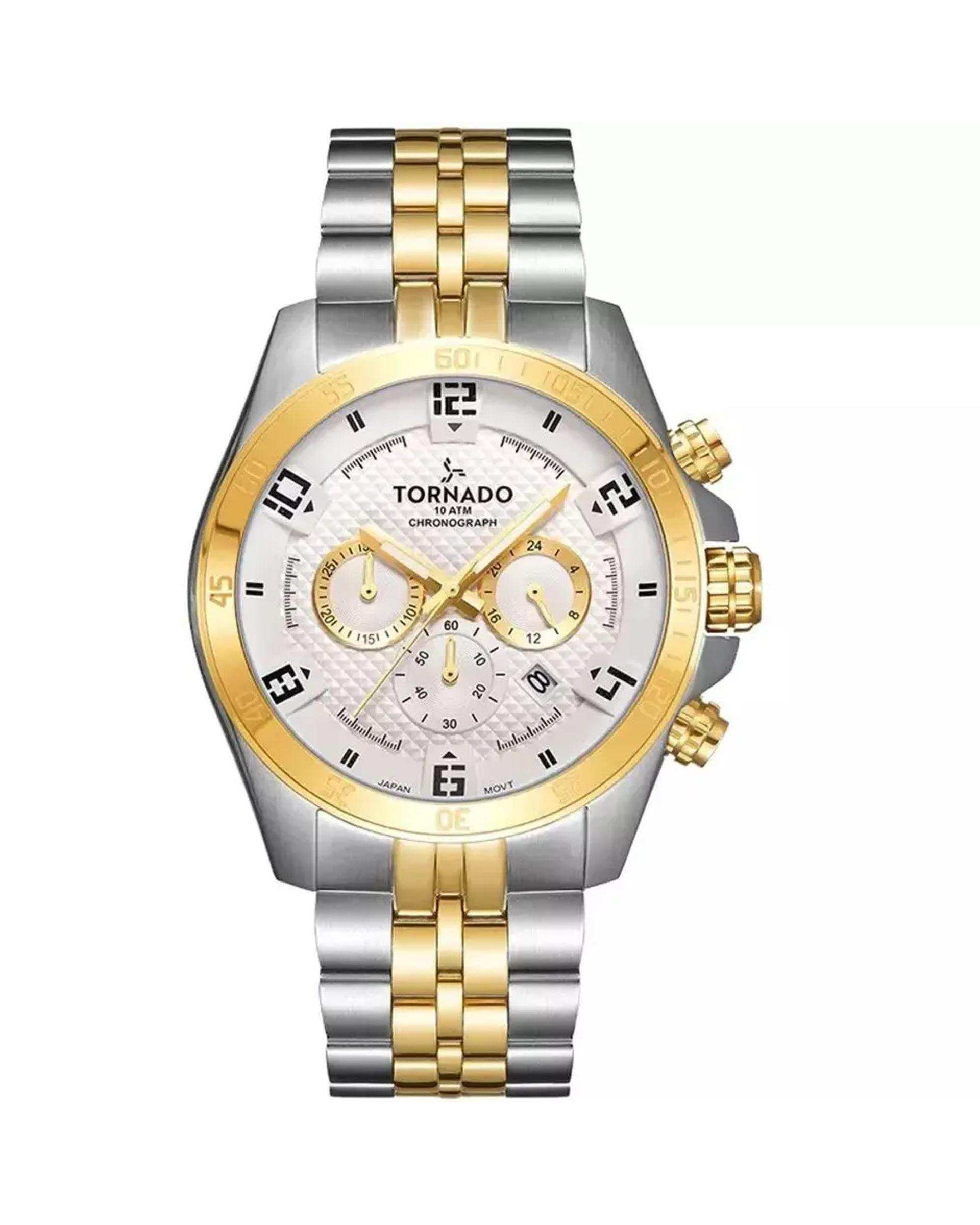 ساعت مچی مردانه عقربه ای تورنادو Tornado مدل T3149B-TBTW