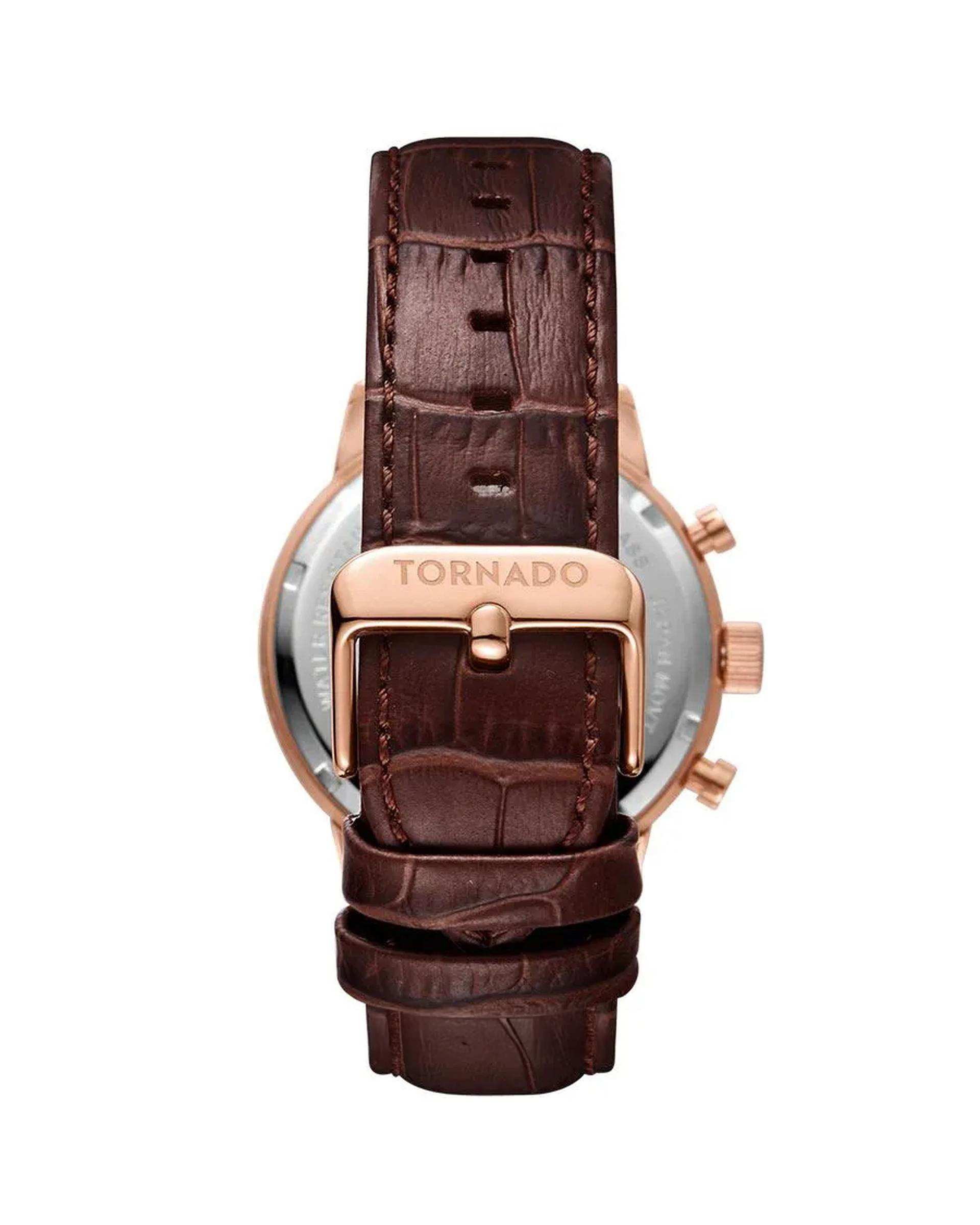 ساعت مچی مردانه عقربه ای تورنادو Tornado مدل T6102-RLDI