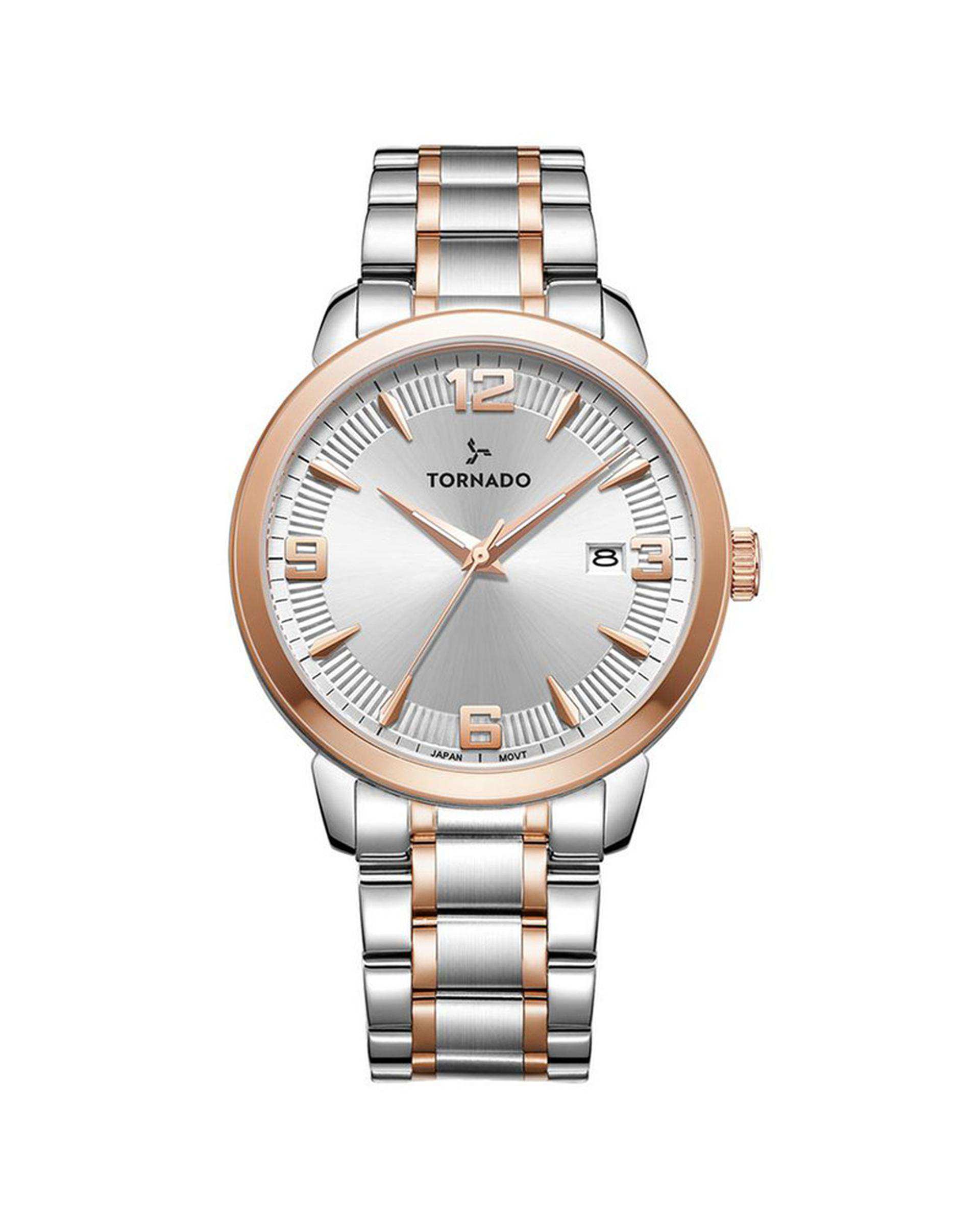 ساعت مچی مردانه عقربه ای تورنادو Tornado مدل T9006B-KBKW