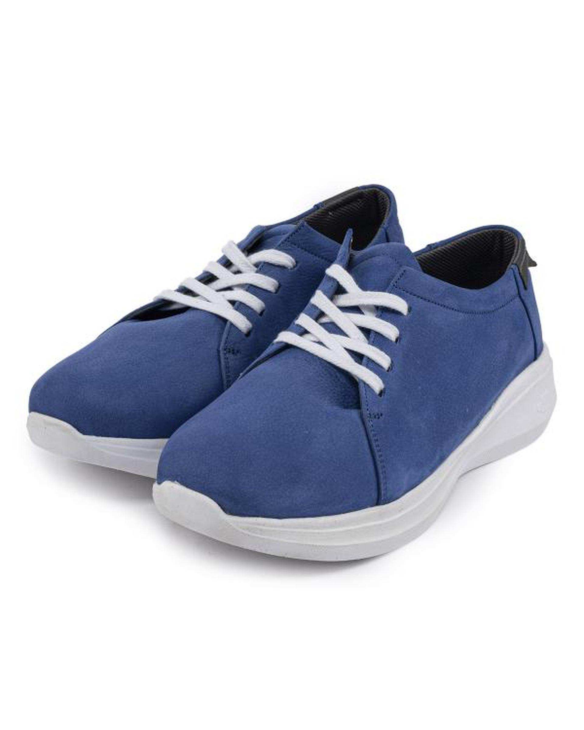 کفش چرم زنانه کژوال آبی ایران طب Iran Teb مدل کمپر 204917