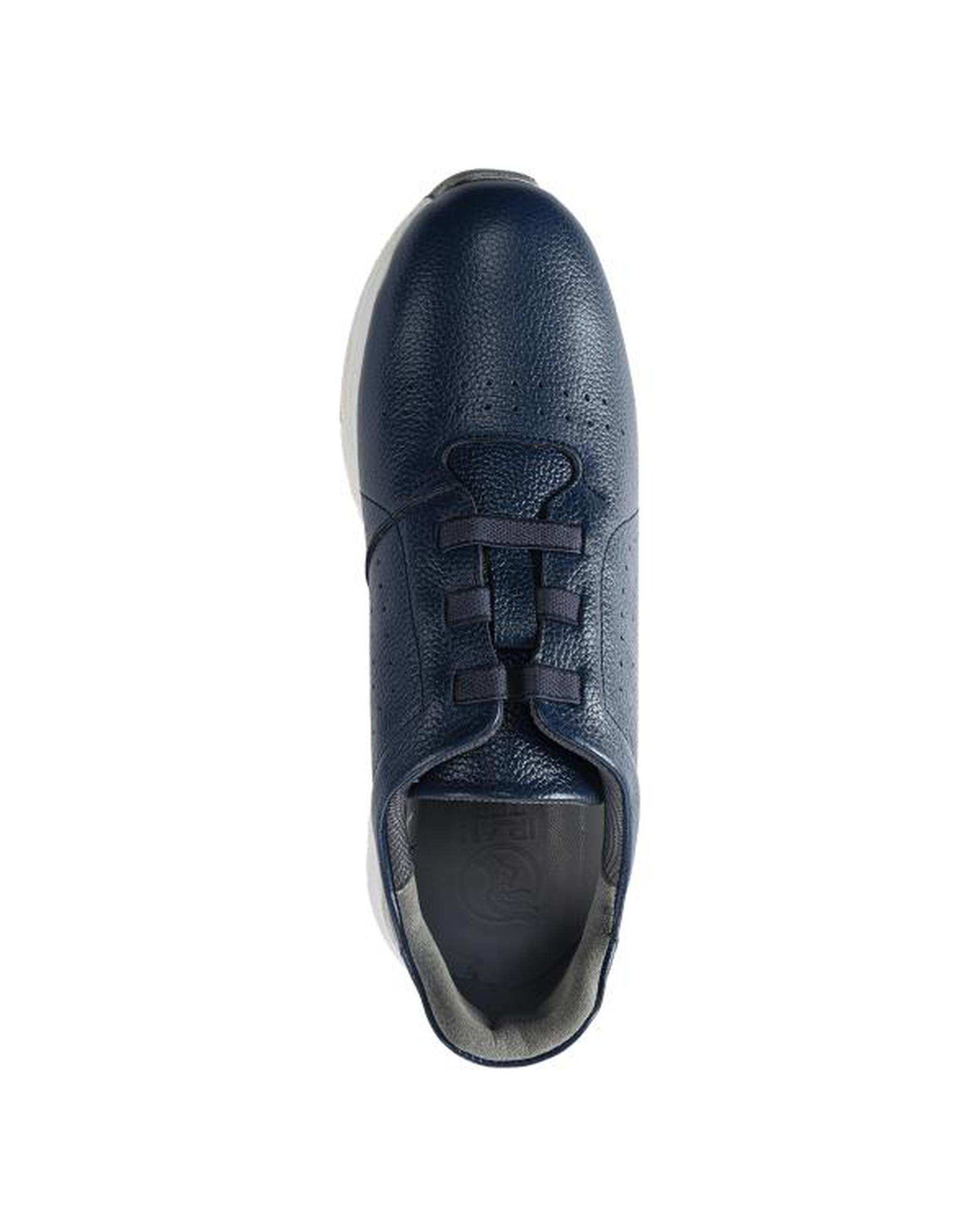 کفش چرم زنانه کژوال سرمه ای ایران طب Iran Teb مدل آلیس 204892