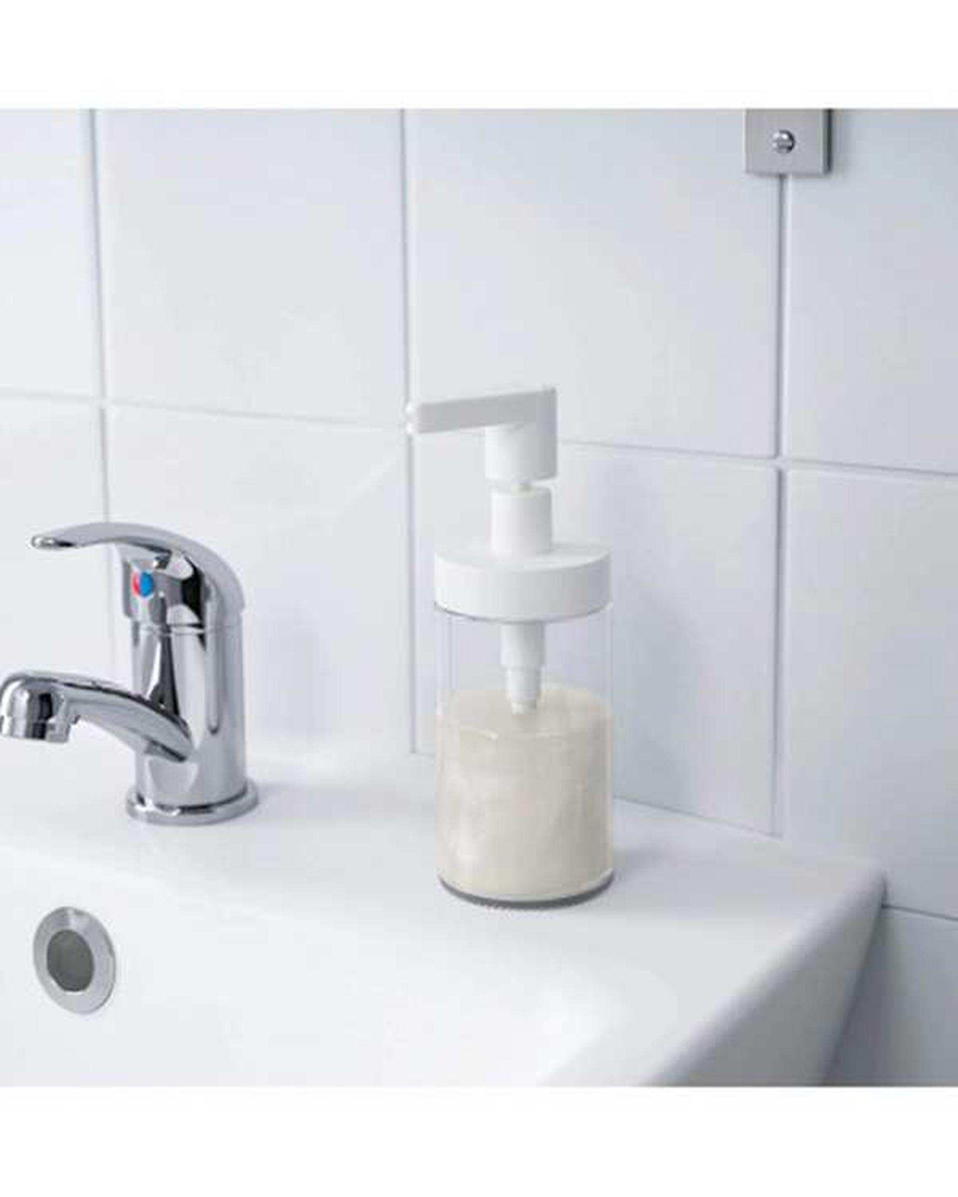 پمپ مایع دستشویی بی رنگ ایکیا Ikea مدل TACKAN
