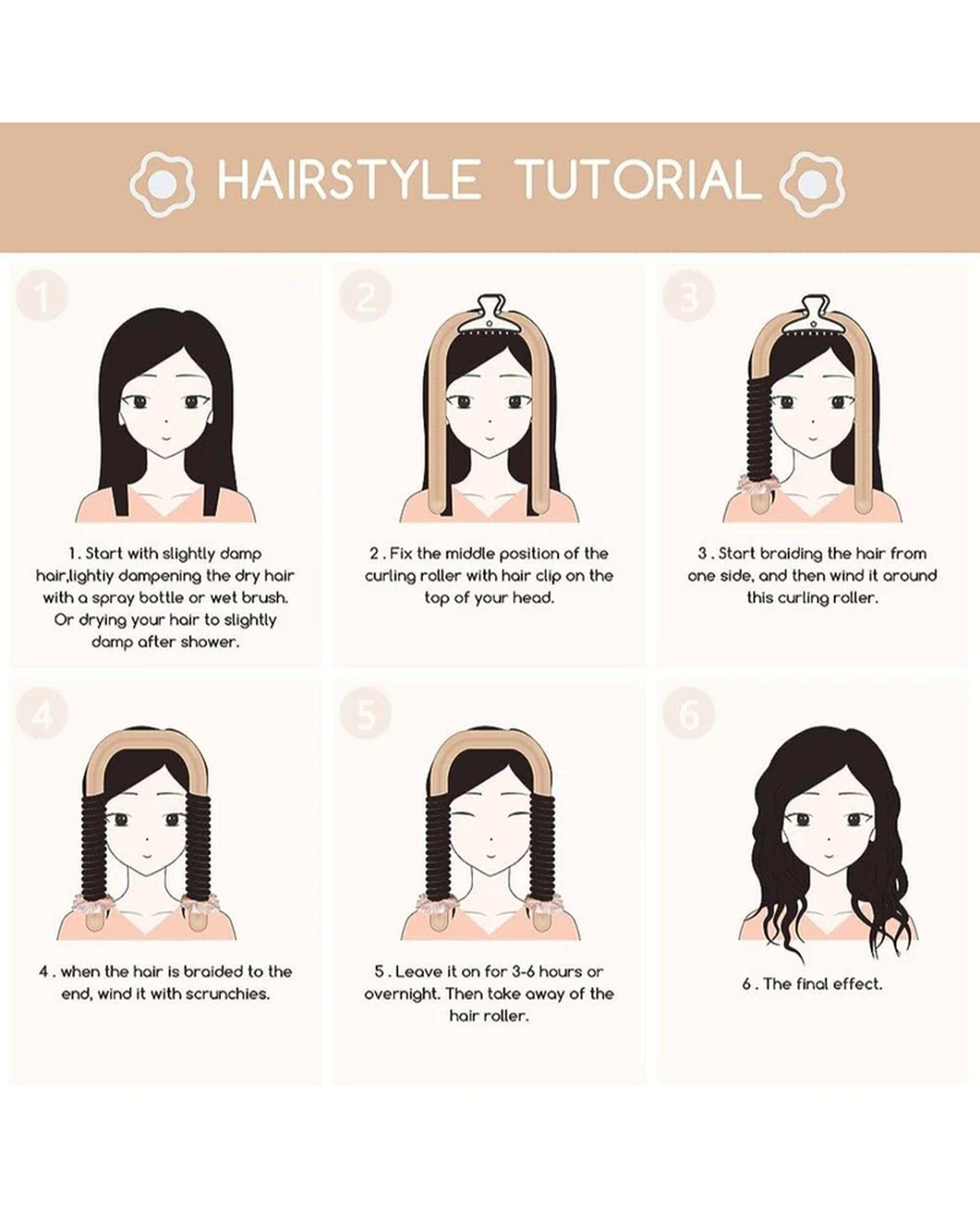 بیگودی مدل کرلی روبان همراه کش مو