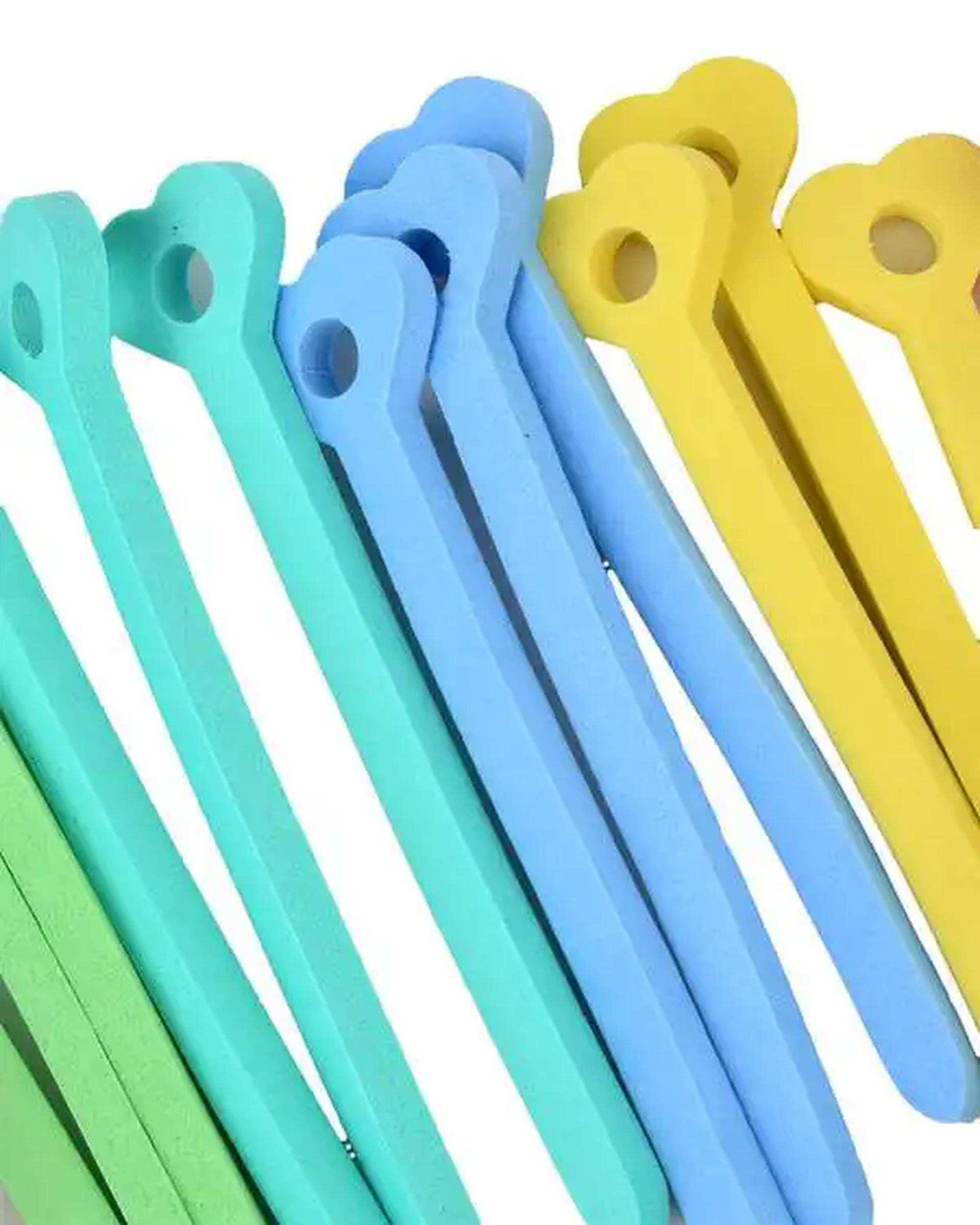 بیگودی مو مدل فومی بسته 18 عددی