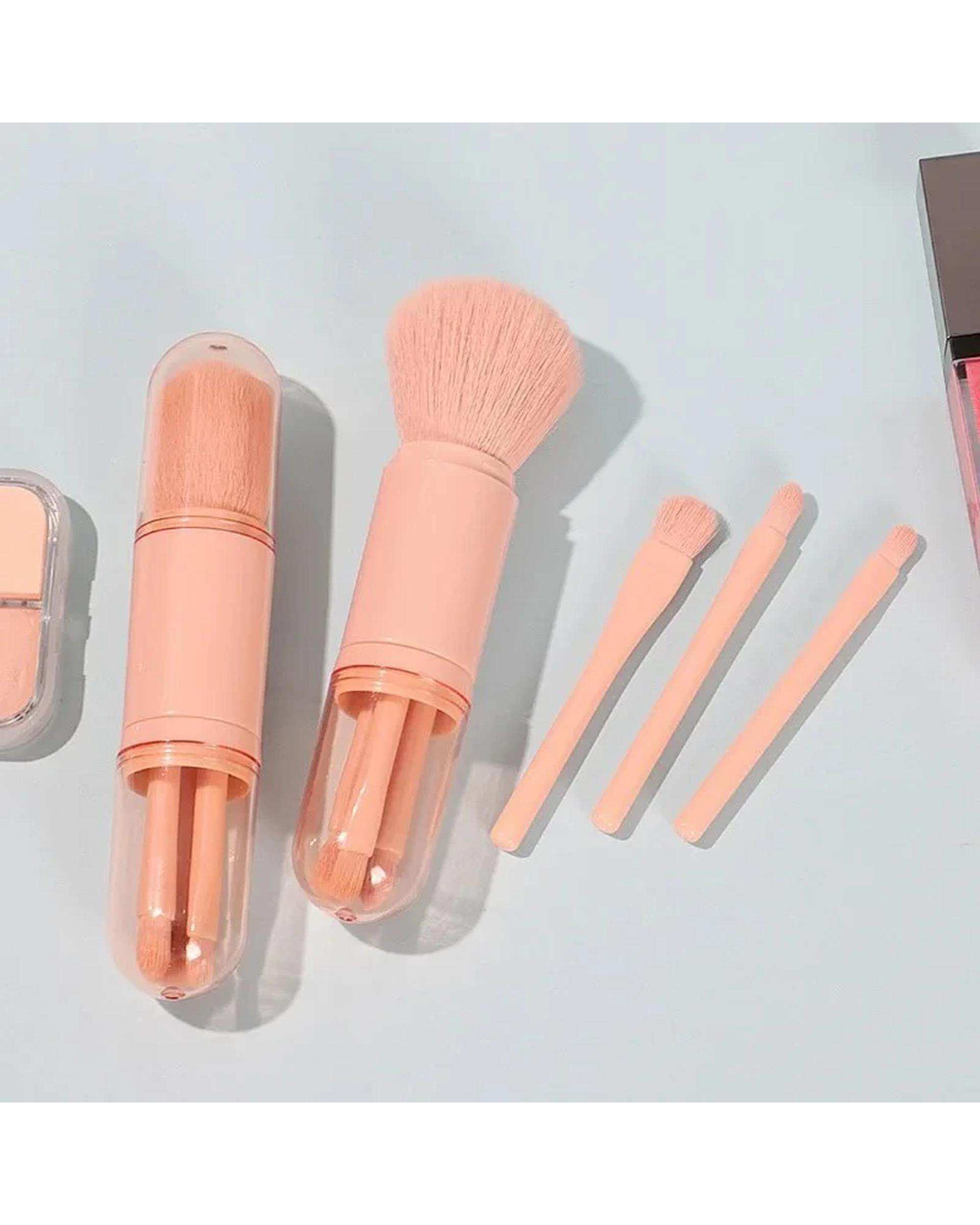 ست براش آرایشی مدل 4IN1 کپسولی بسته 4 عددی