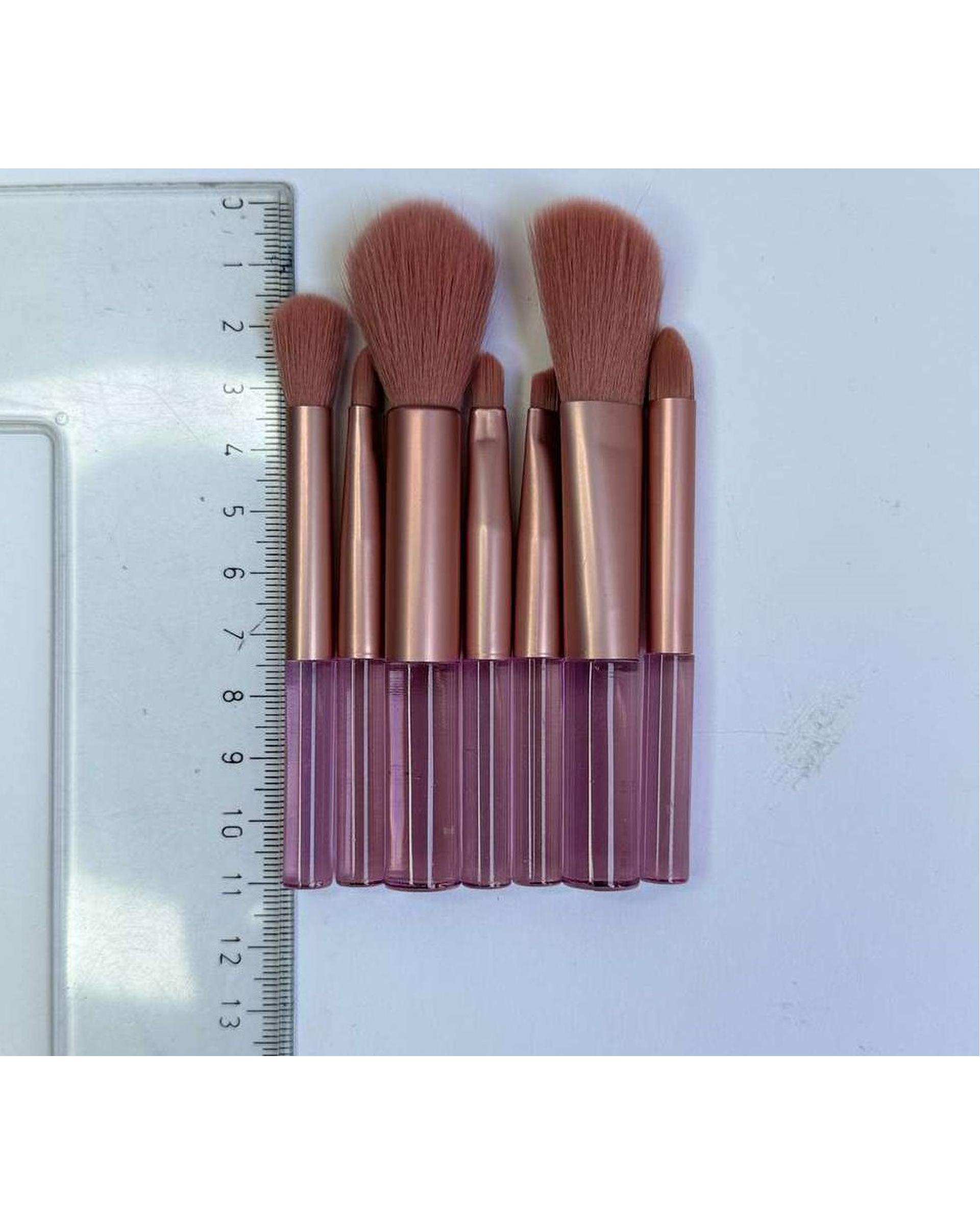 ست براش آرایشی شفاف طرح جوجه مجموعه ۷ عددی