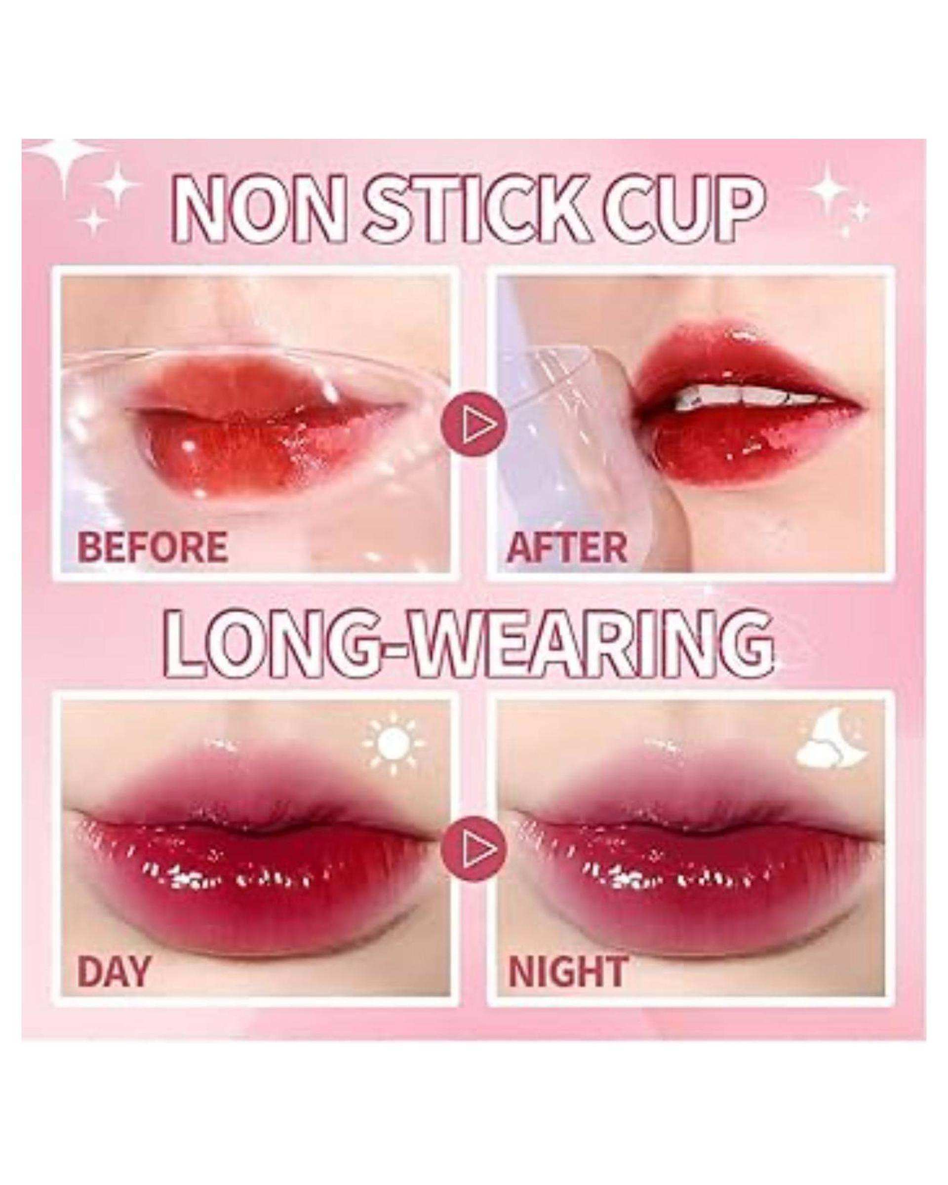 تینت لب و گونه دراگون رانی مدل توت فرنگی Straw Berry بسته 10 عددی