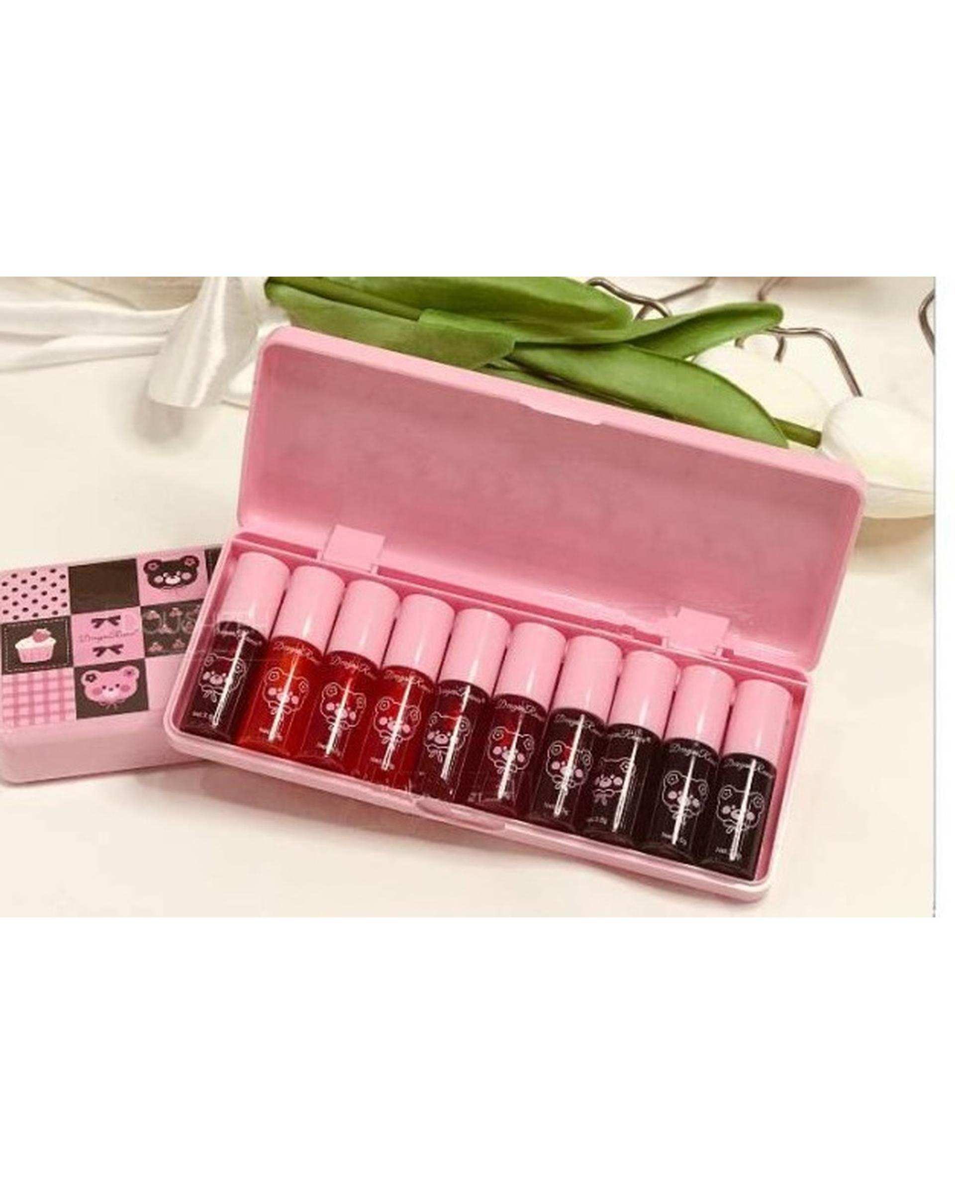 تینت لب و گونه دراگون رانی مدل Pink بسته 10 عددی