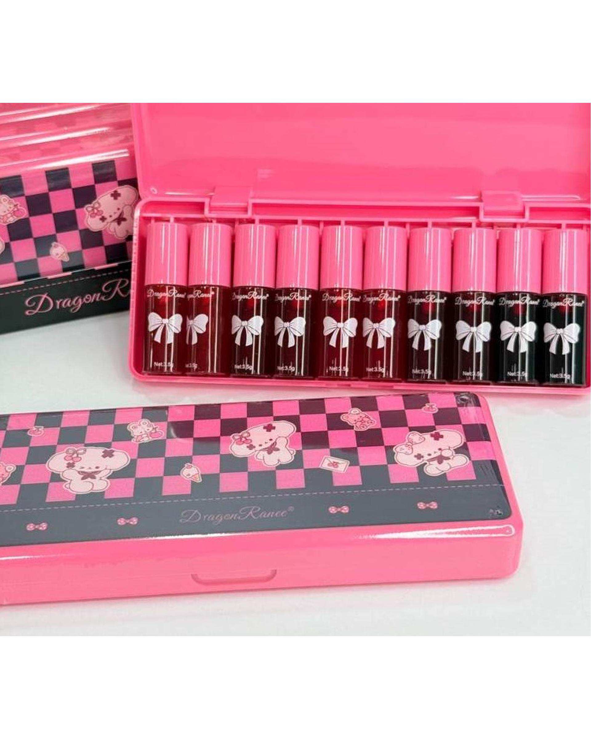 تینت لب و گونه دراگون رانی مدل Papillon بسته 10 عددی