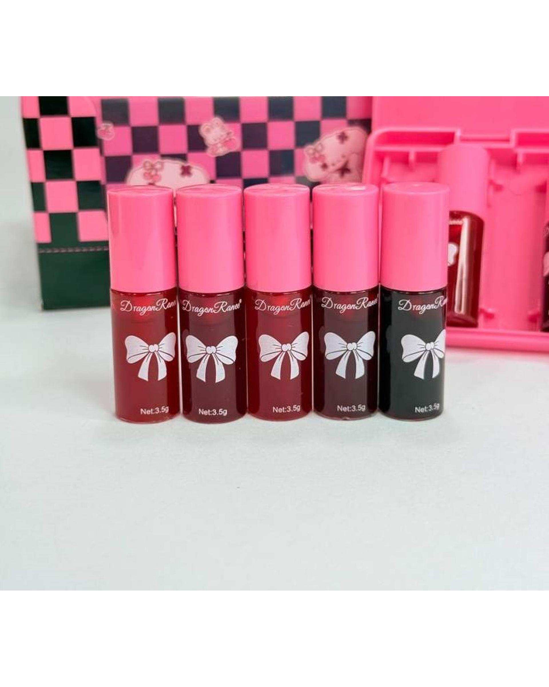 تینت لب و گونه دراگون رانی مدل Papillon بسته 10 عددی