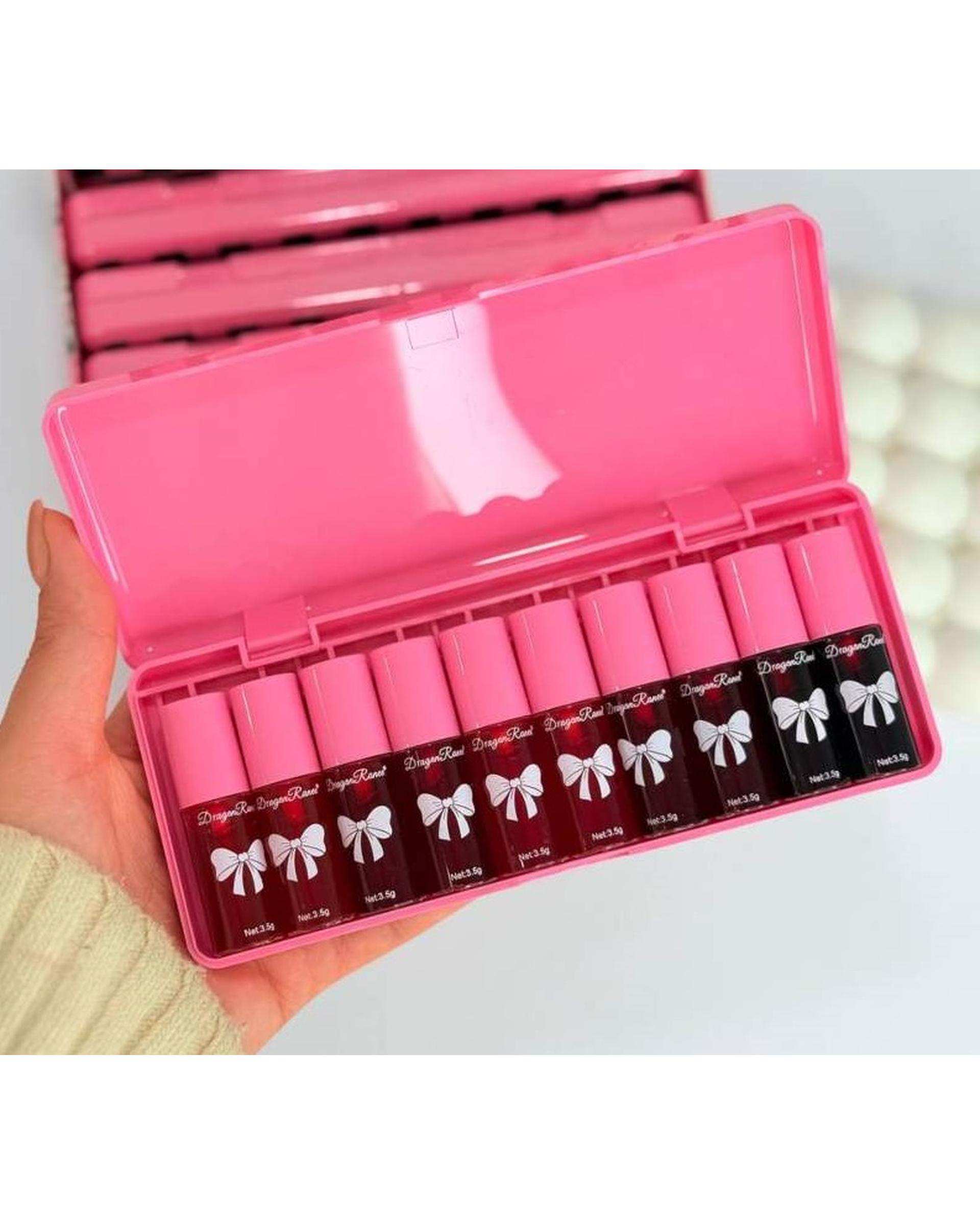 تینت لب و گونه دراگون رانی مدل Papillon بسته 10 عددی