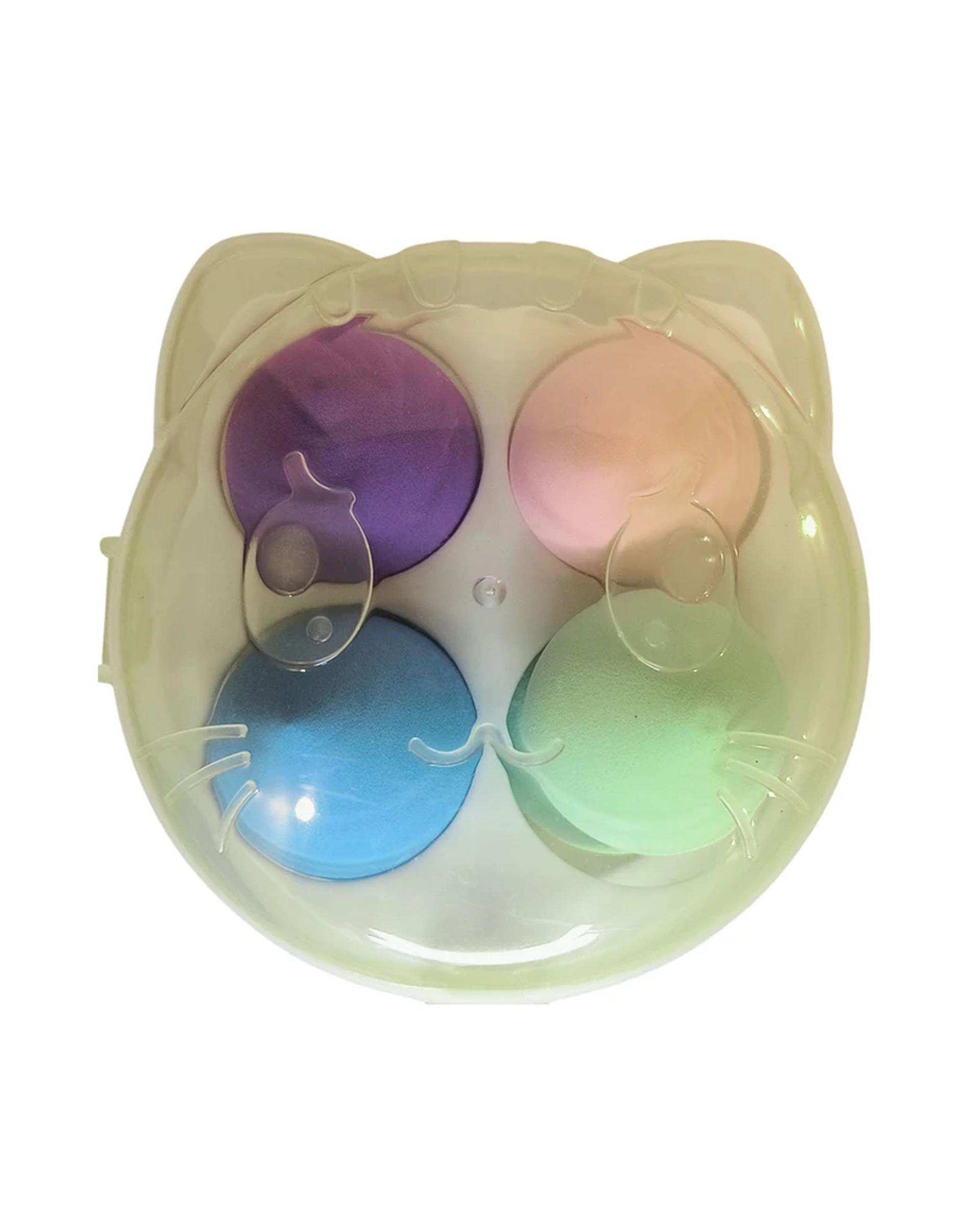 پد آرایشی بیوتی بلندر مدل گربه مجموعه ۴ عددی