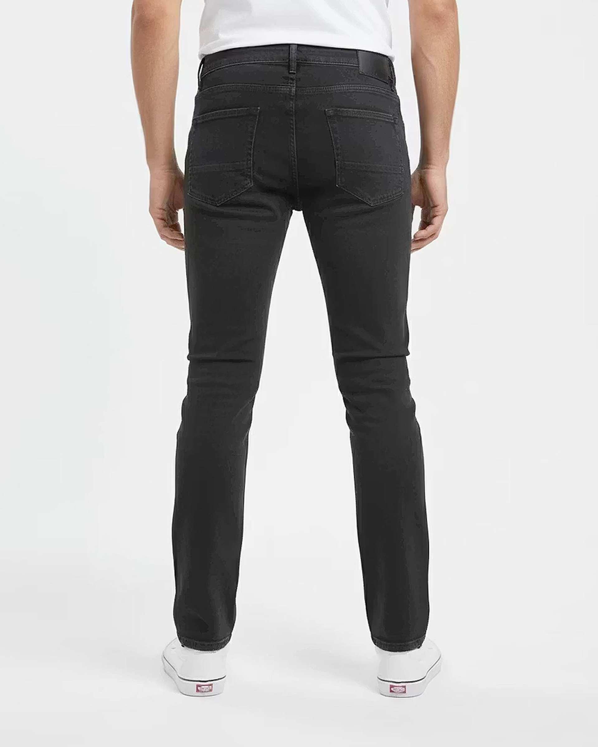 شلوار جین مردانه راسته زغالی یوسف Yoosef کد 201004