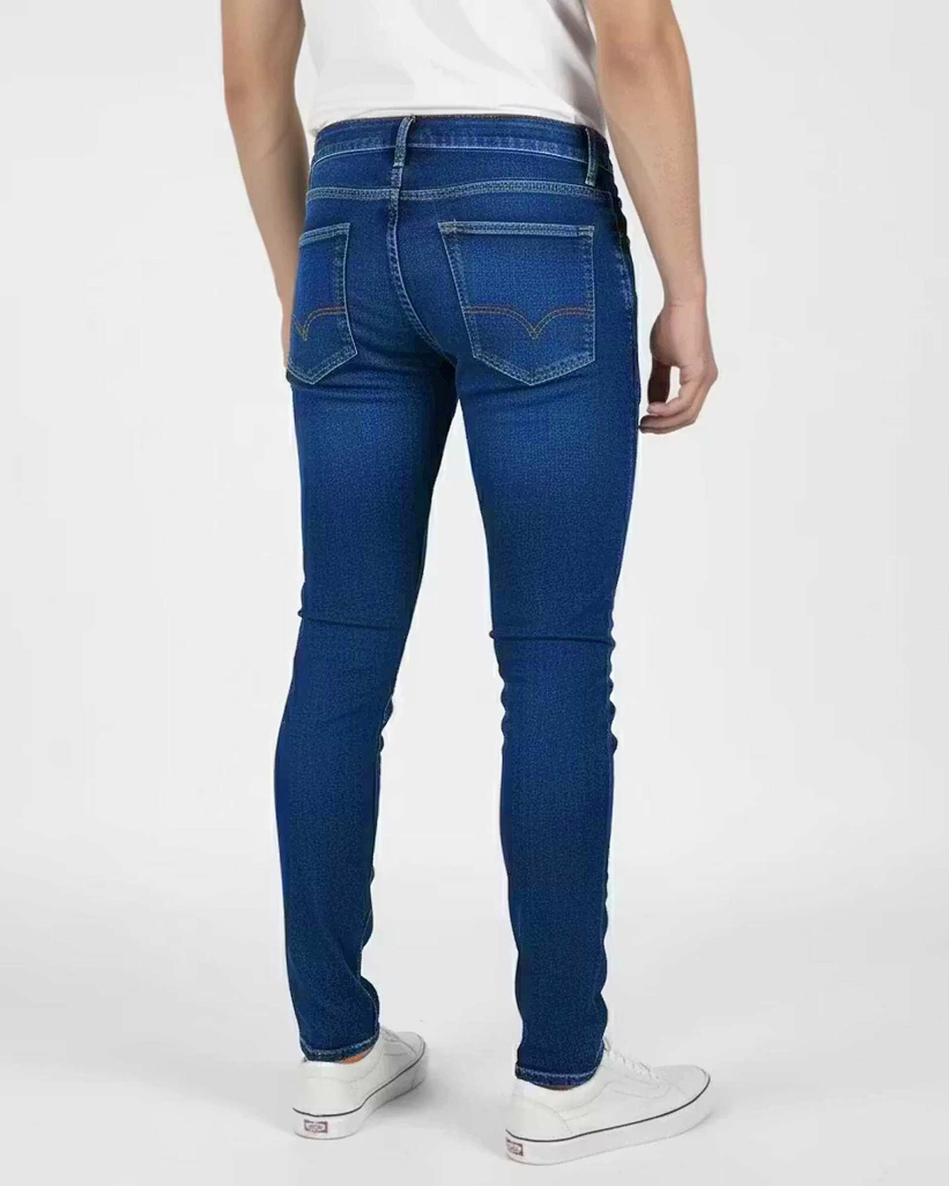 شلوار جین مردانه راسته آبی تیره یوسف Yoosef کد 201004