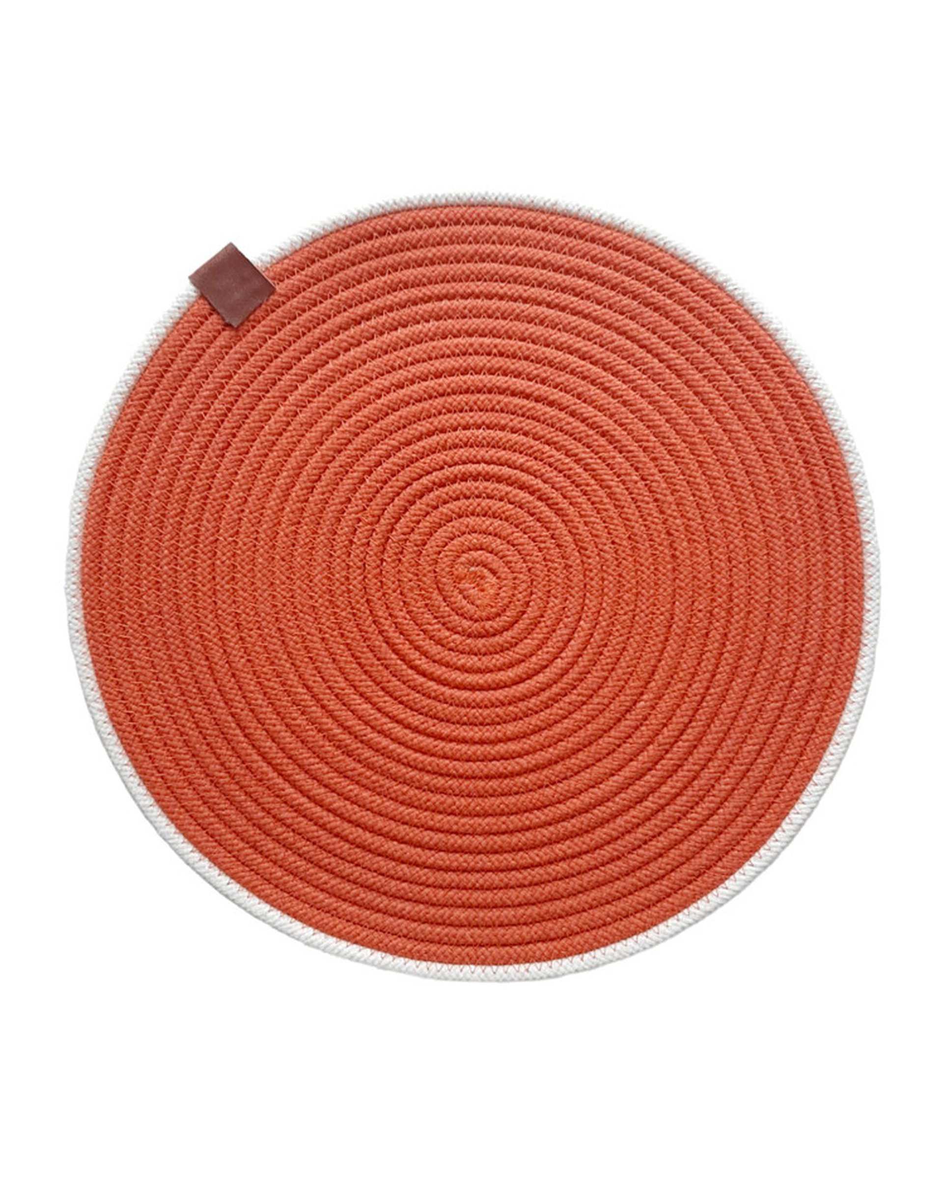 زیر بشقابی و زیر قابلمه ای نارنجی کد TR_60