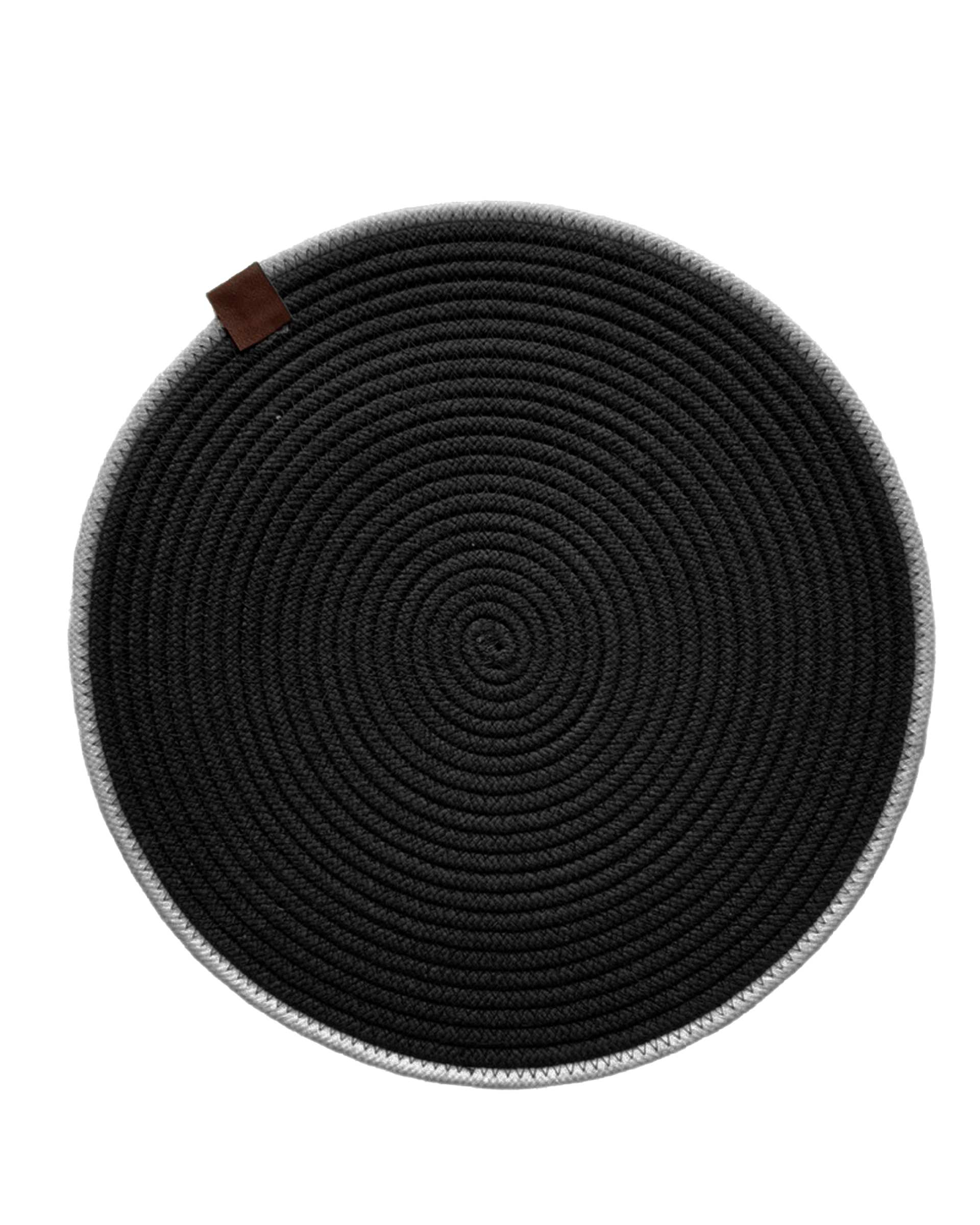 زیر بشقابی و زیر قابلمه ای مشکی کد TR_60