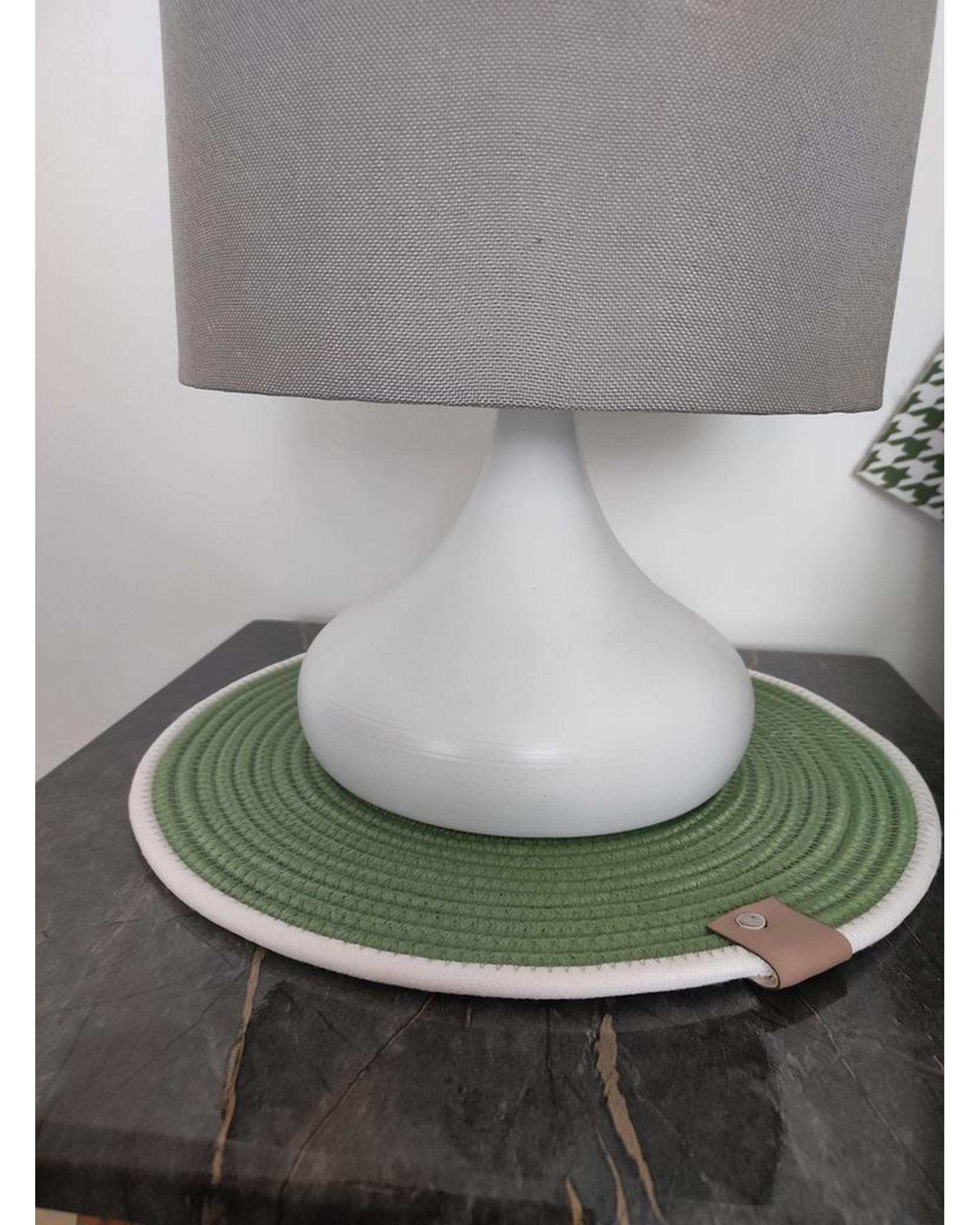 زیر بشقابی و زیر قابلمه ای سبز زیتونی کد TR_60