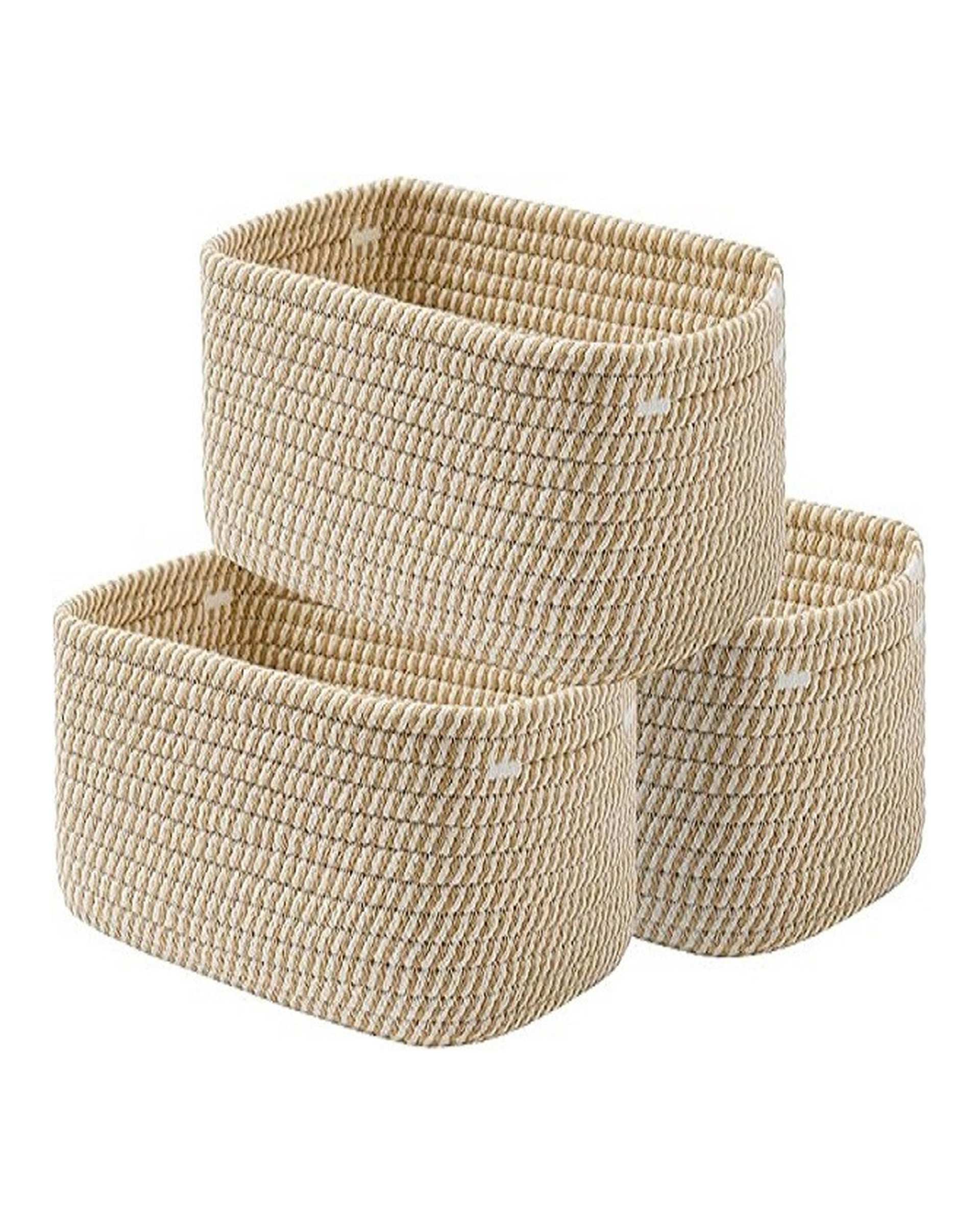 ارگانایزر کرم سفید راه راه مدل زبرا بسته 3 عددی