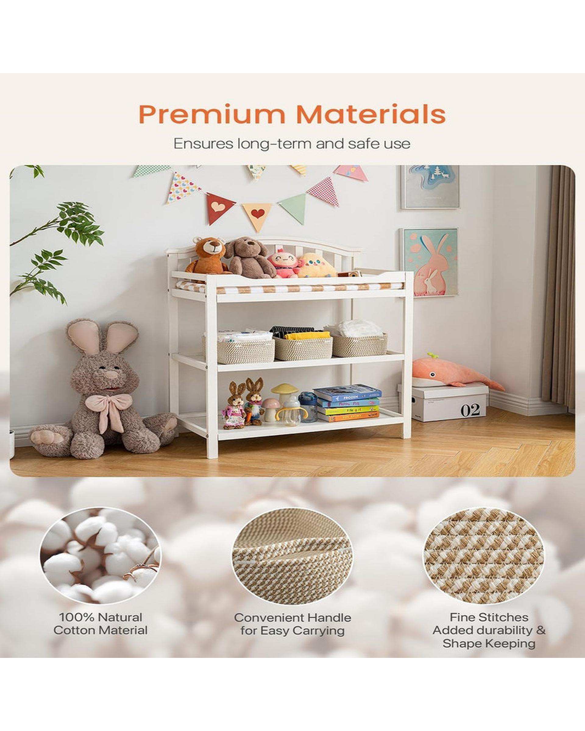 ارگانایزر کرم سفید راه راه مدل زبرا بسته 3 عددی