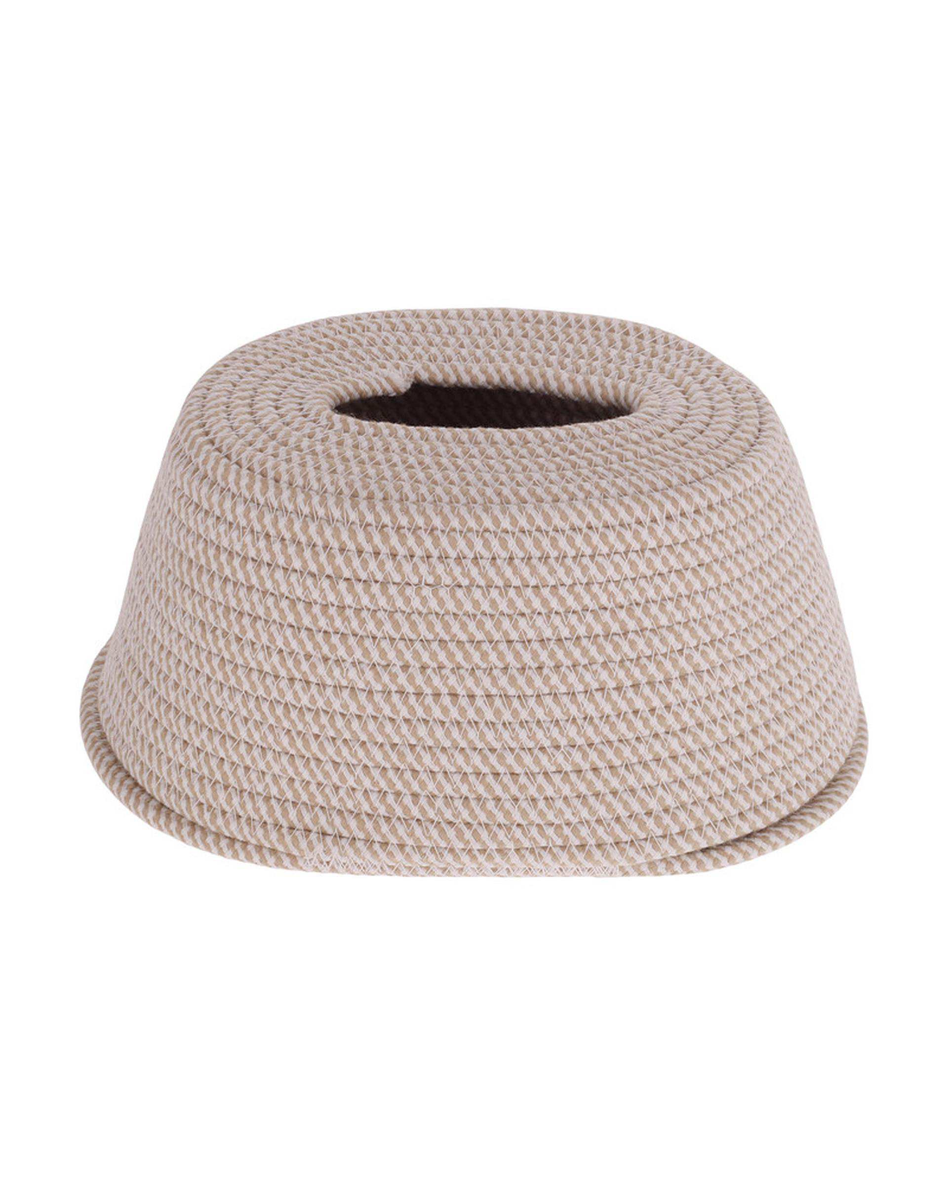 ست سطل زباله و دستمال کاغذی اتاق کودک کرم مدل 001