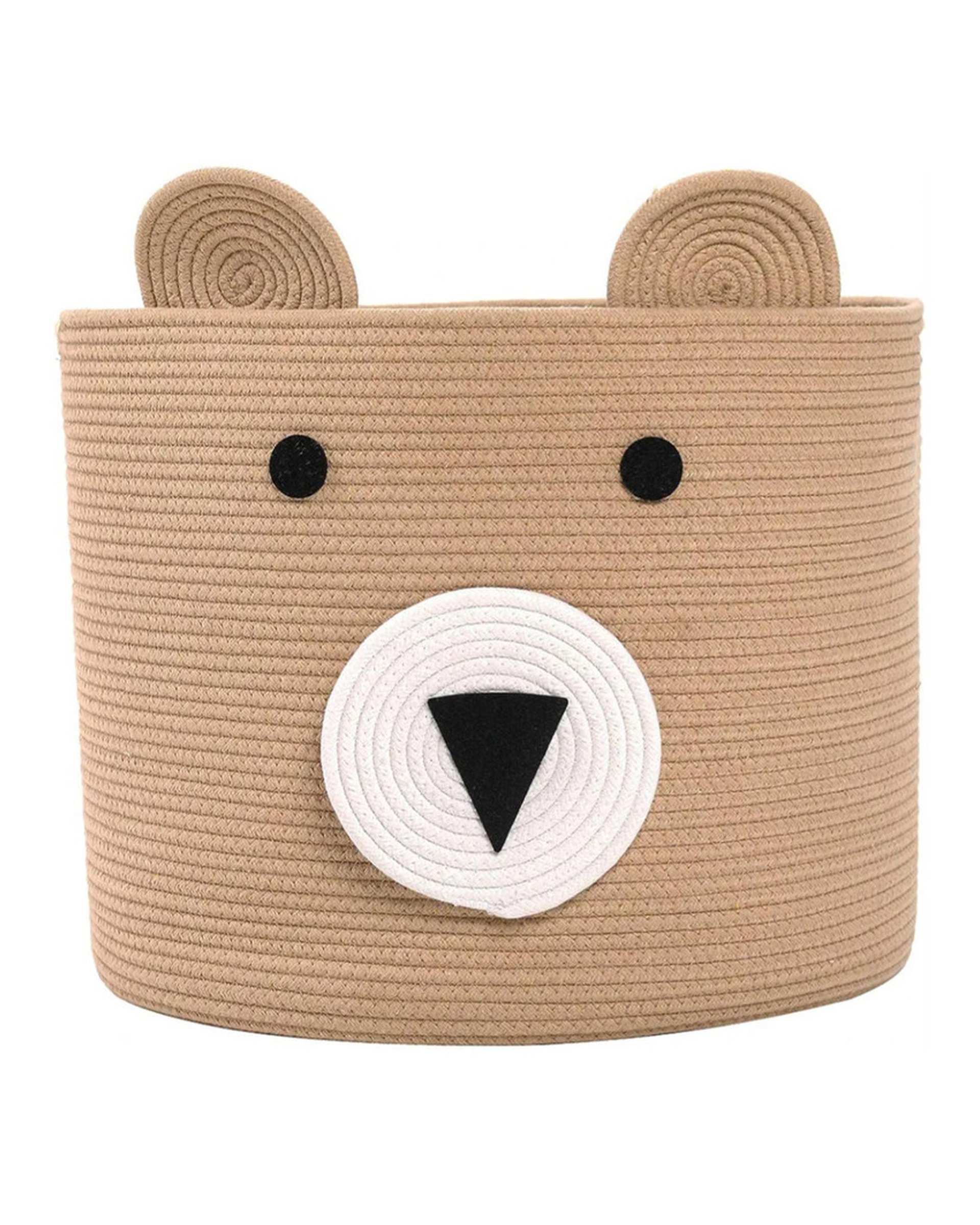 سبد اسباب بازی کرم تیره مدل خرس کد 1