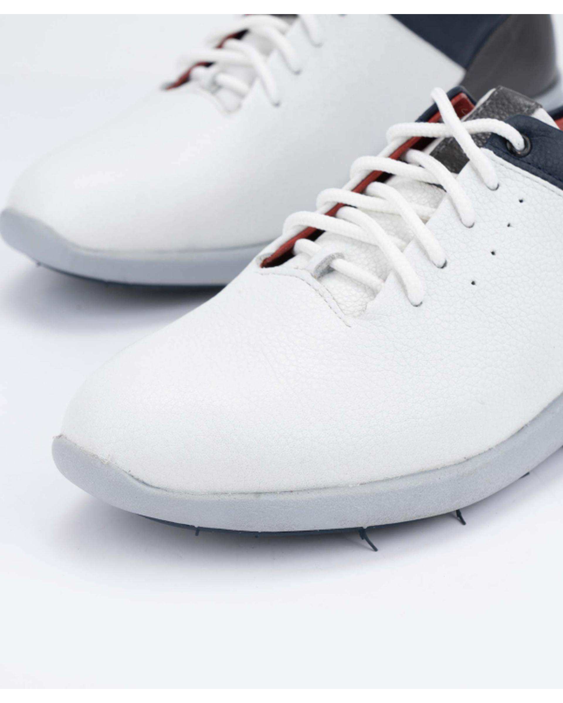 کفش چرم زنانه کژوال سفید ایران طب Iran Teb مدل اکو بندی کد 200100