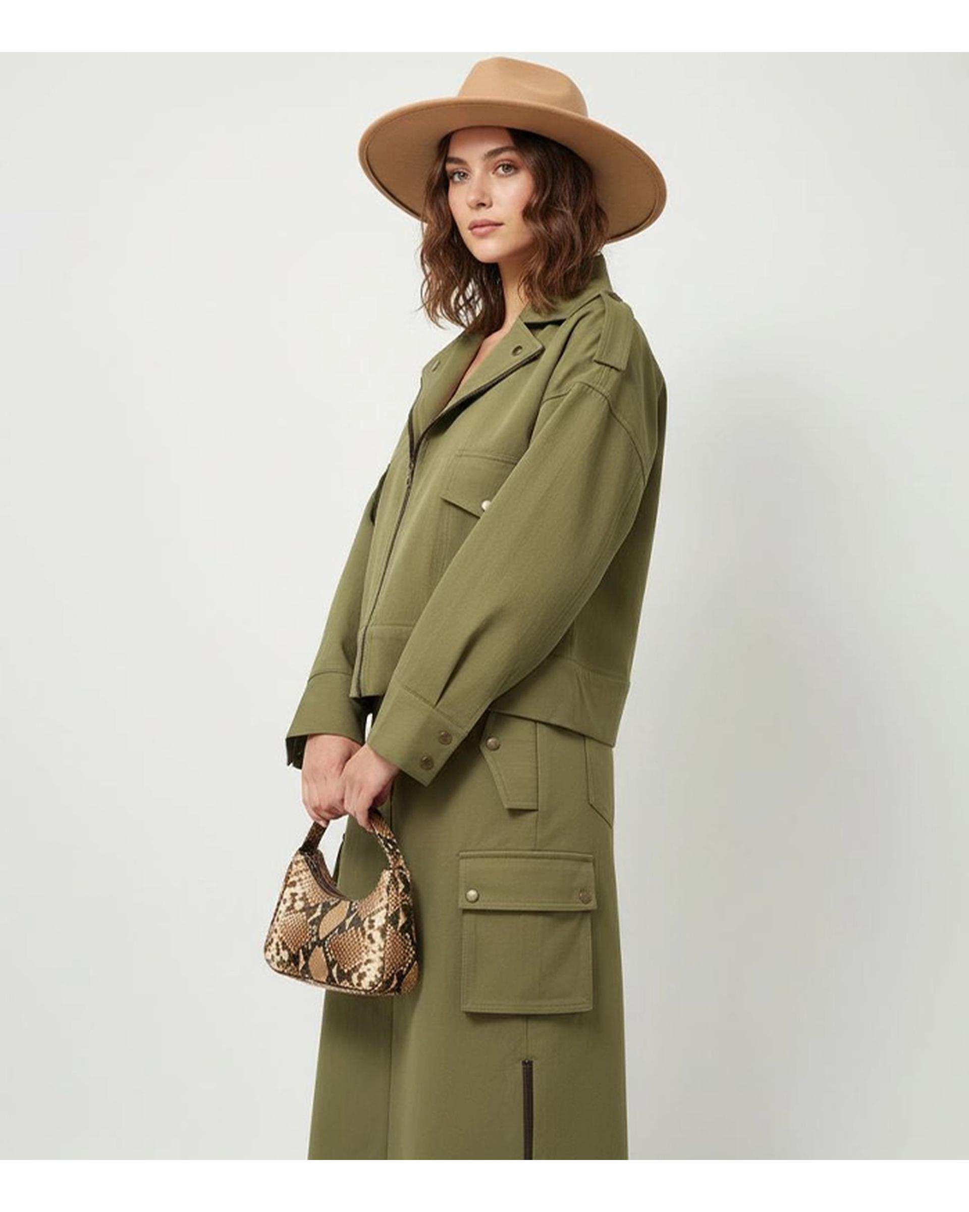 دامن زنانه سبز نیواریا Nivarya کد 0983