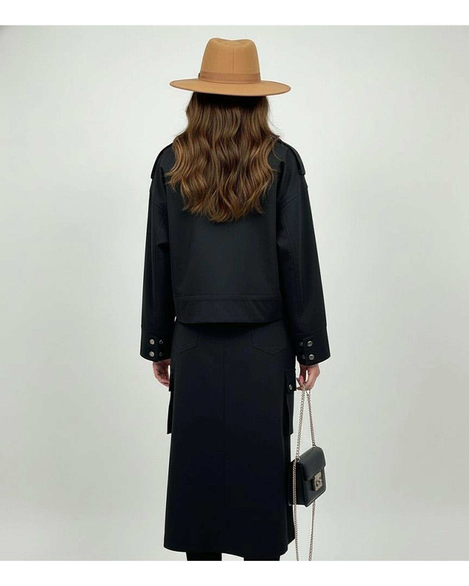 دامن زنانه مشکی نیواریا Nivarya کد 0983