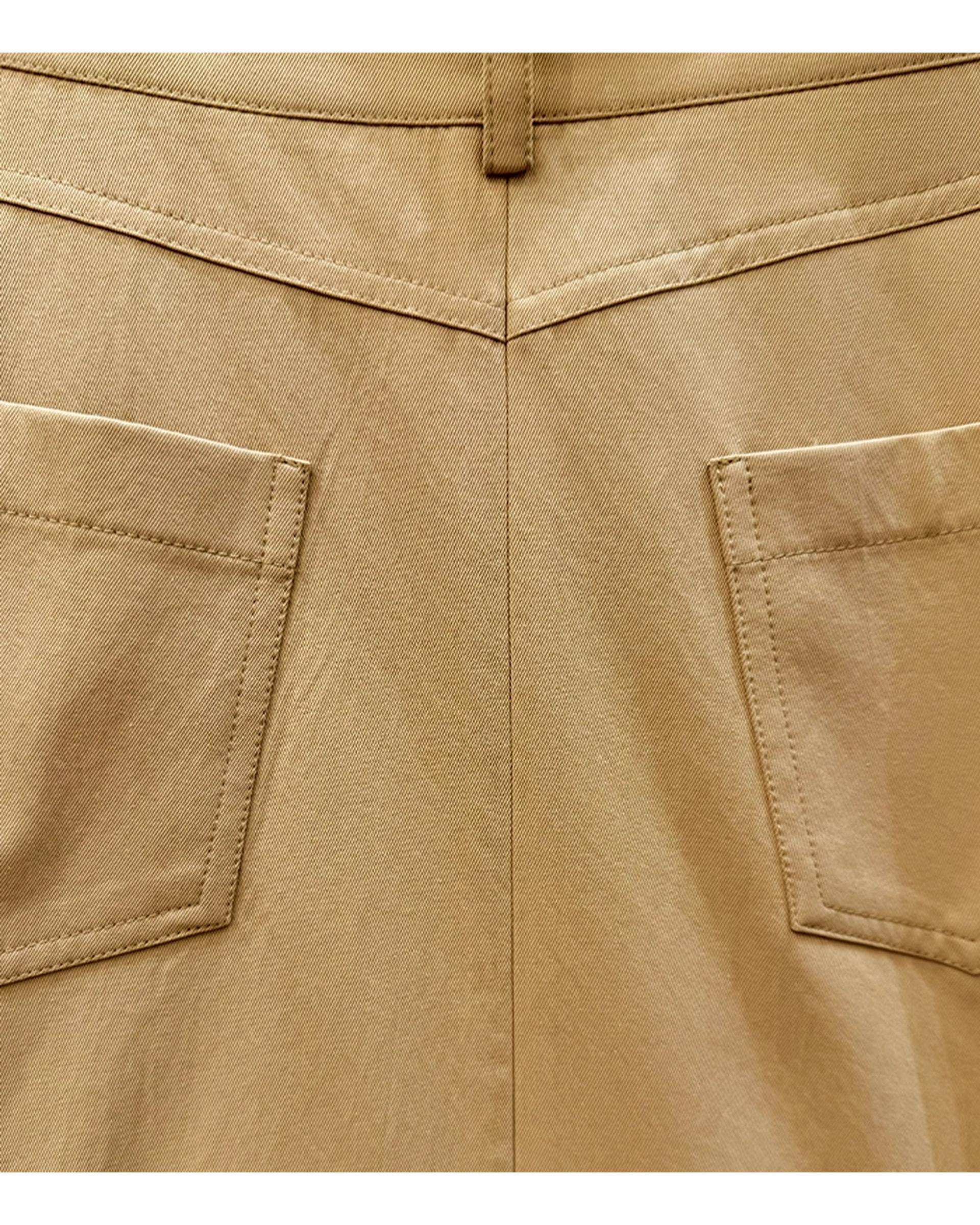 دامن زنانه نخودی نیواریا Nivarya کد 0983