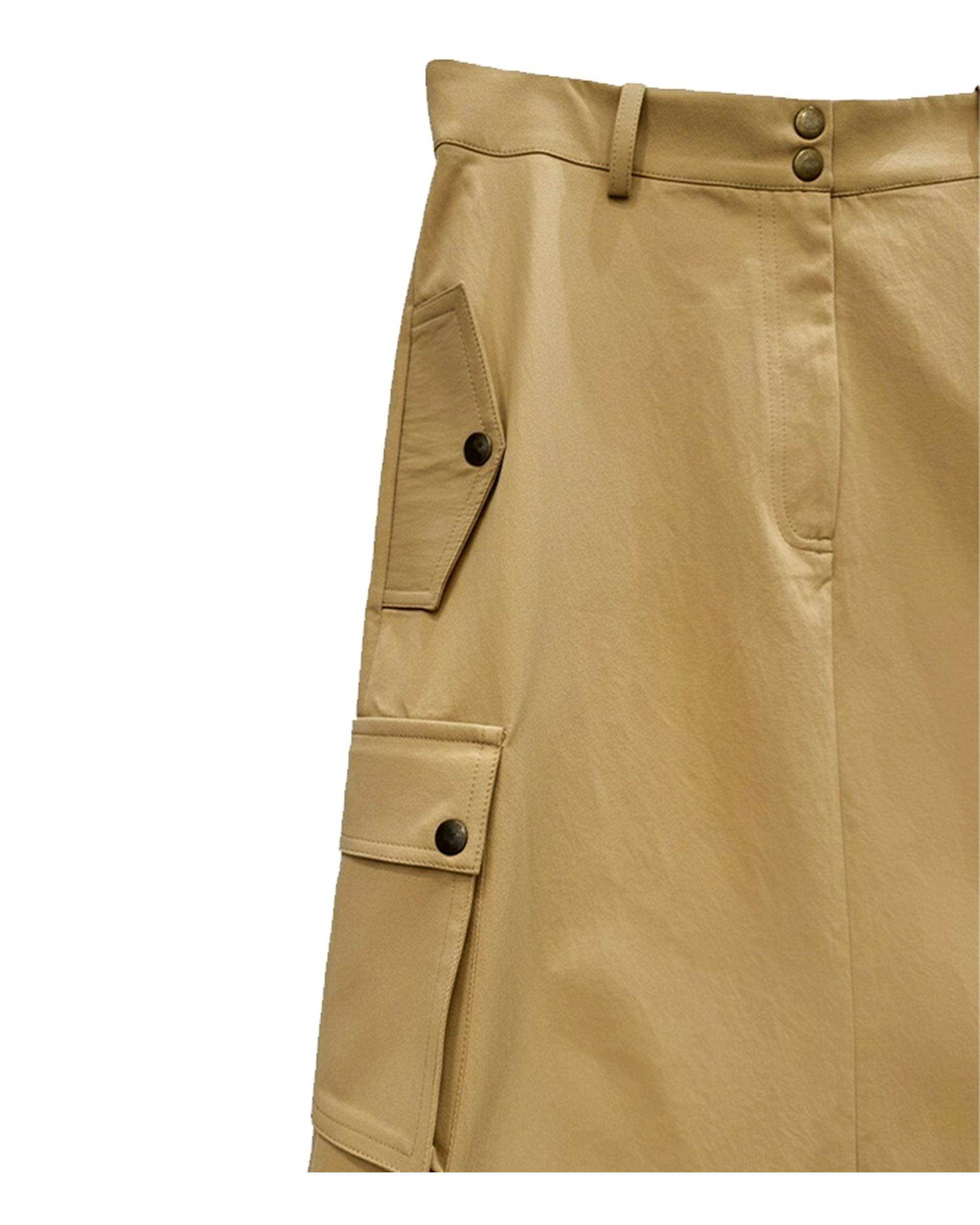 دامن زنانه نخودی نیواریا Nivarya کد 0983