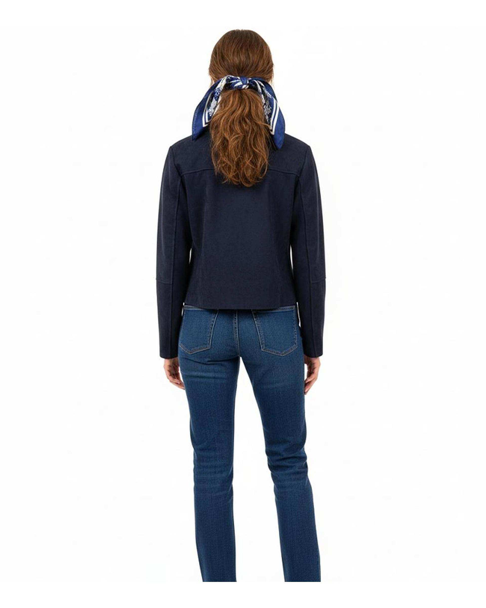 کت زنانه سوئیت جیر سرمه ای نیواریا Nivarya کد 0986