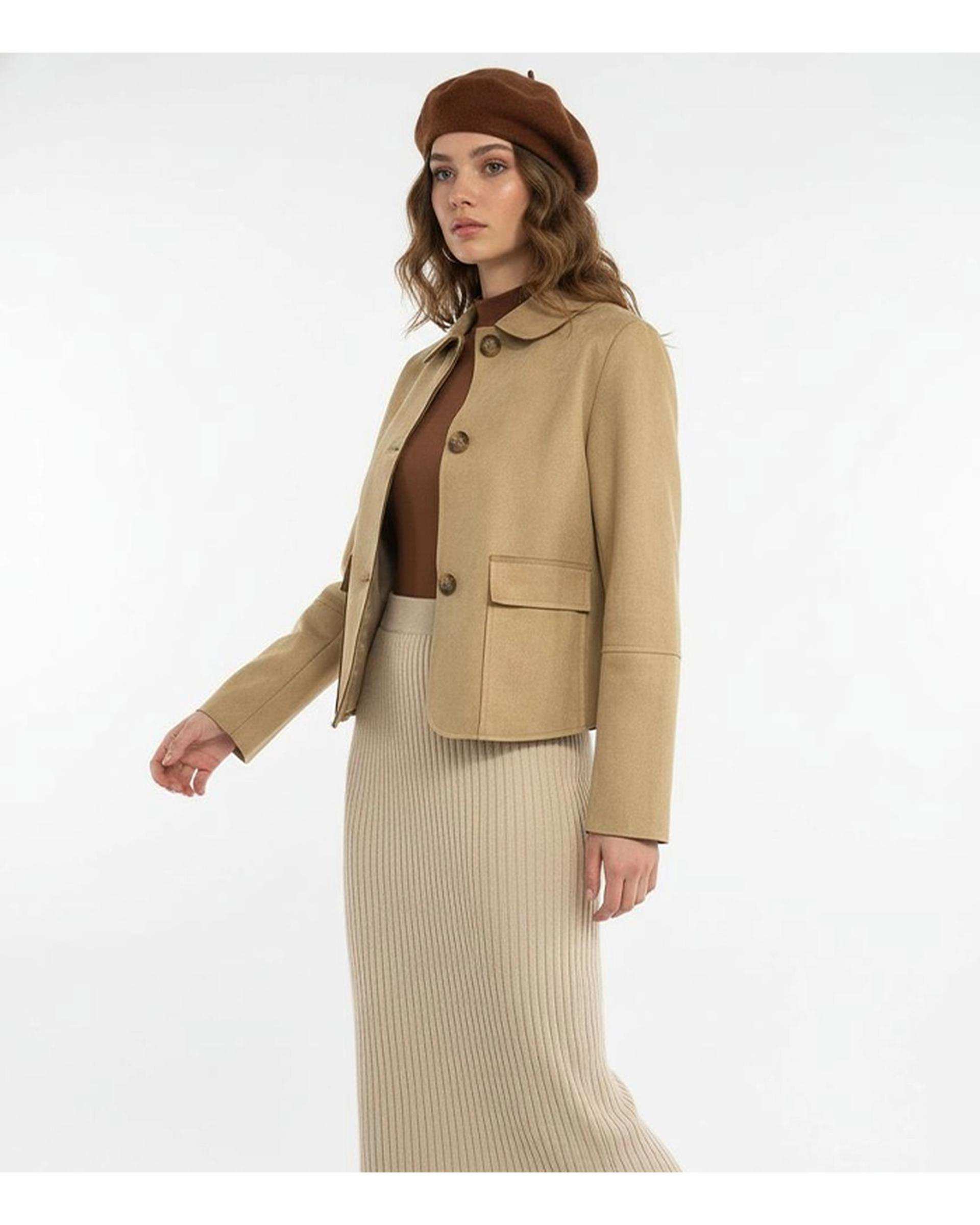 کت زنانه سوئیت جیر کرم نیواریا Nivarya کد 0986