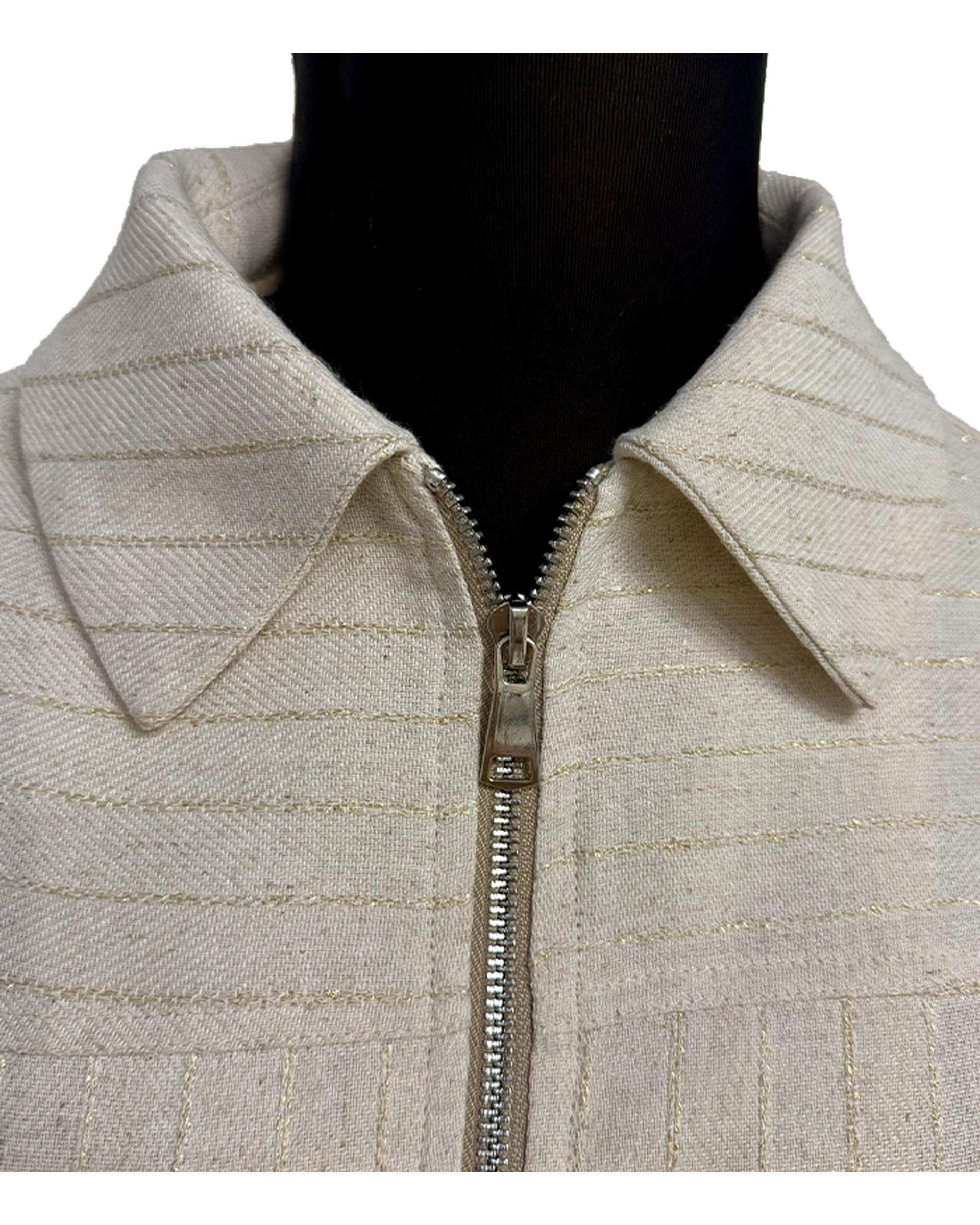 کت زنانه کرم نیواریا Nivarya کد 1073